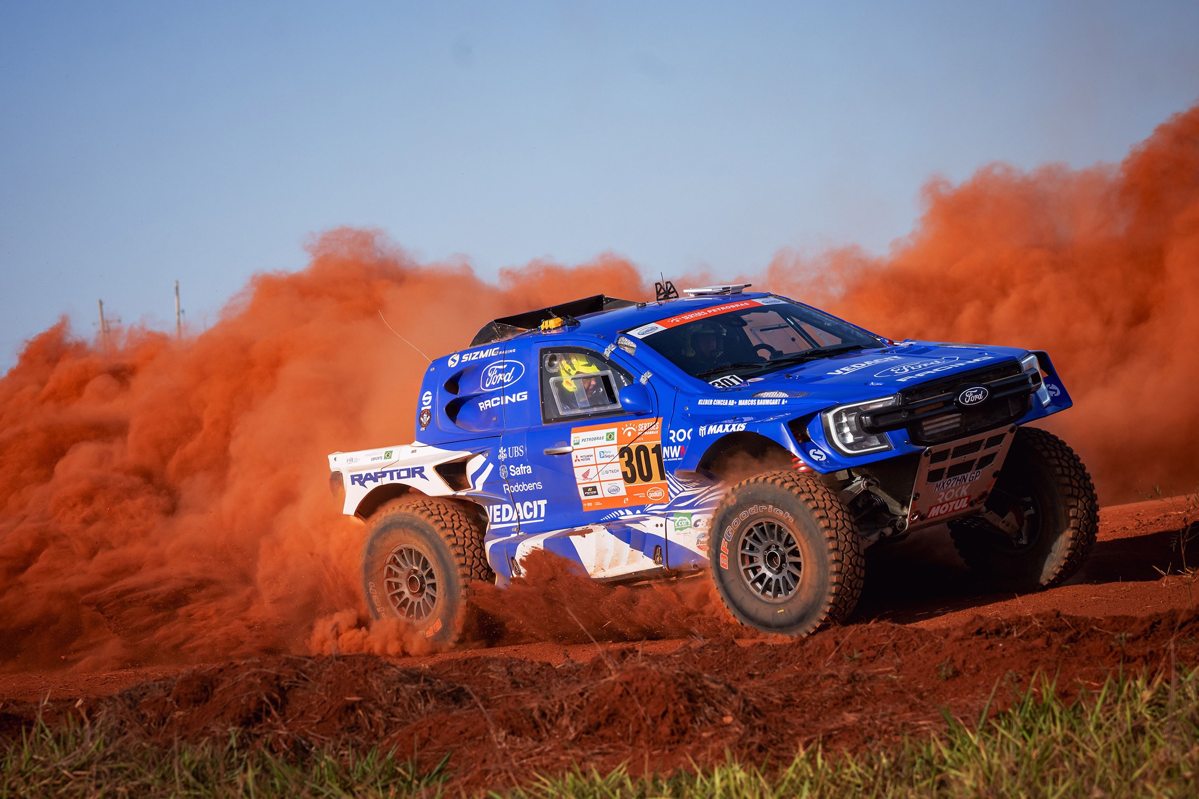 Ford Ranger T1+ no Rally dos Sertões 2026 com a equipe Sizmic