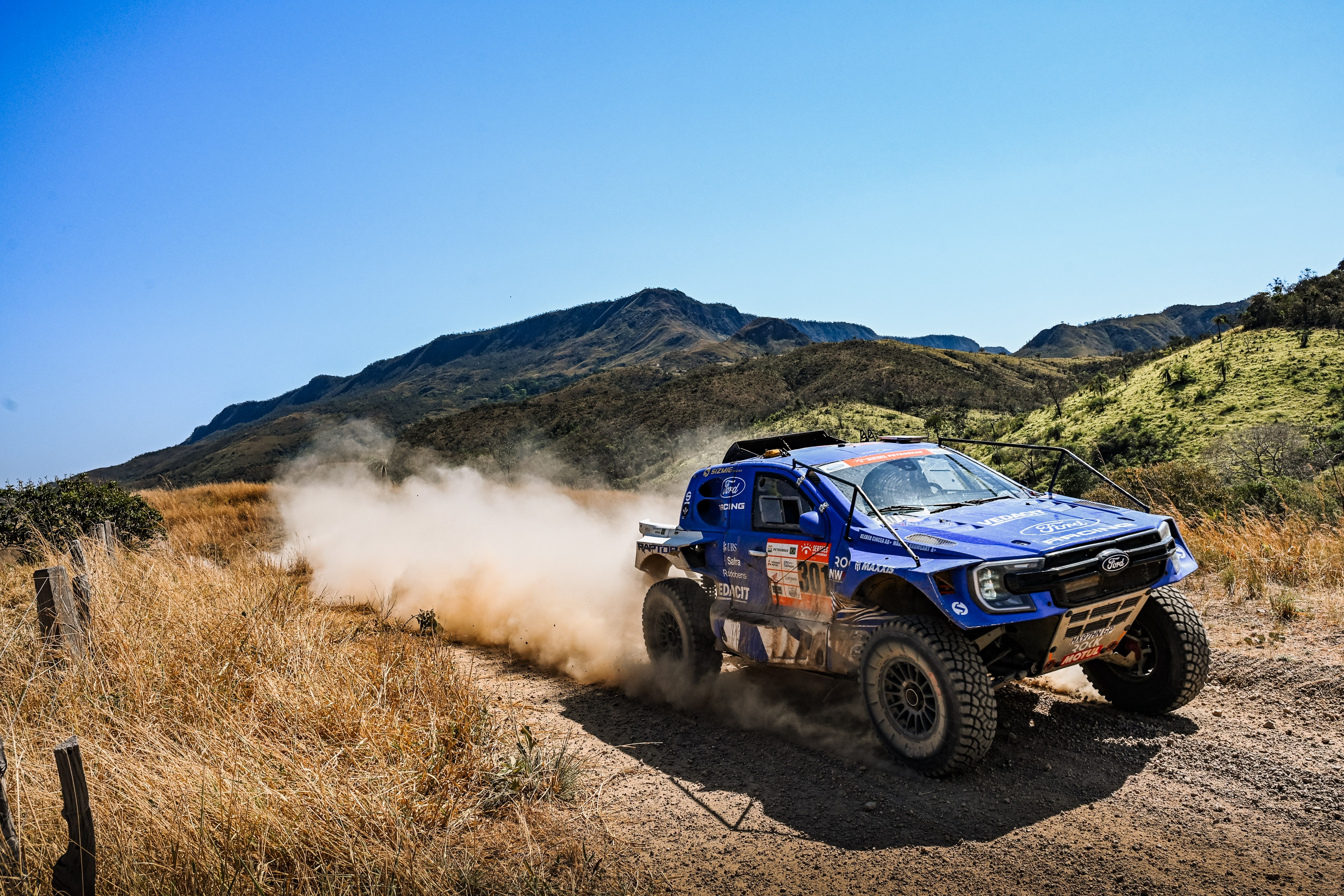 Rally dos Sertões 2026 equipe Ford Racing Sizmic Racing com a Raptor T1+