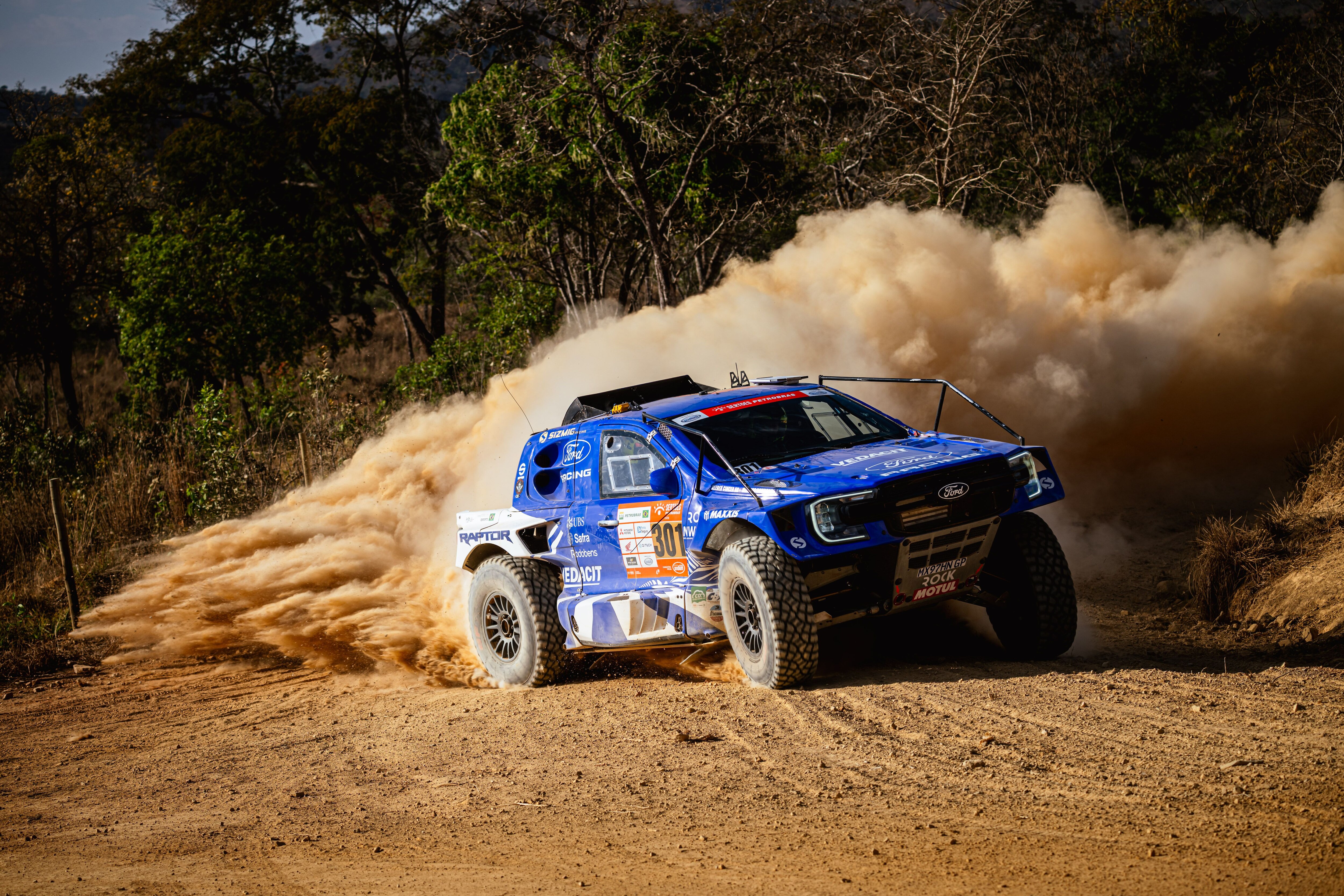 Rally dos Sertões 2026 equipe Ford Racing Sizmic Racing com a Raptor T1+