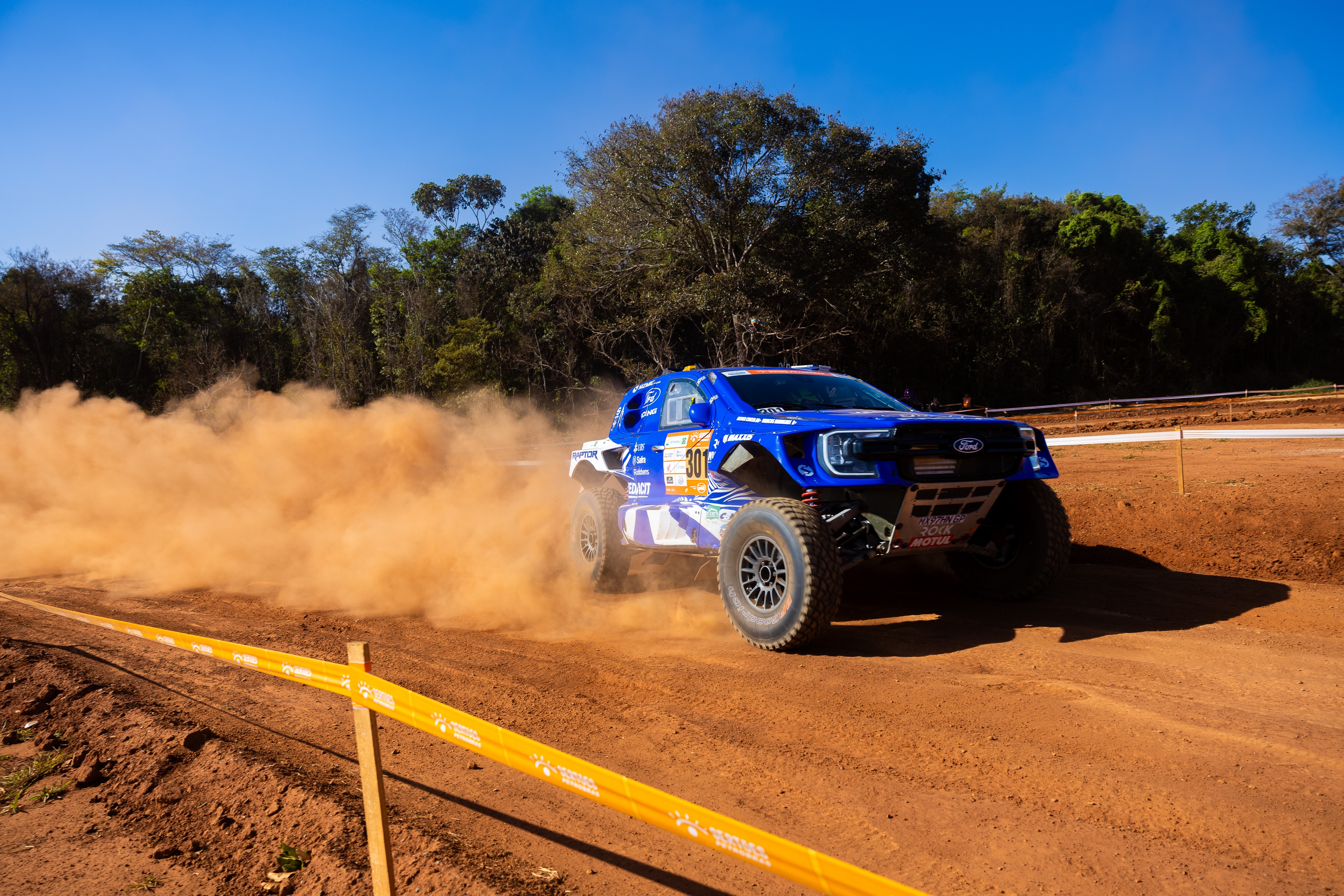 Rally dos Sertões 2026 equipe Ford Racing Sizmic Racing com a Raptor T1+