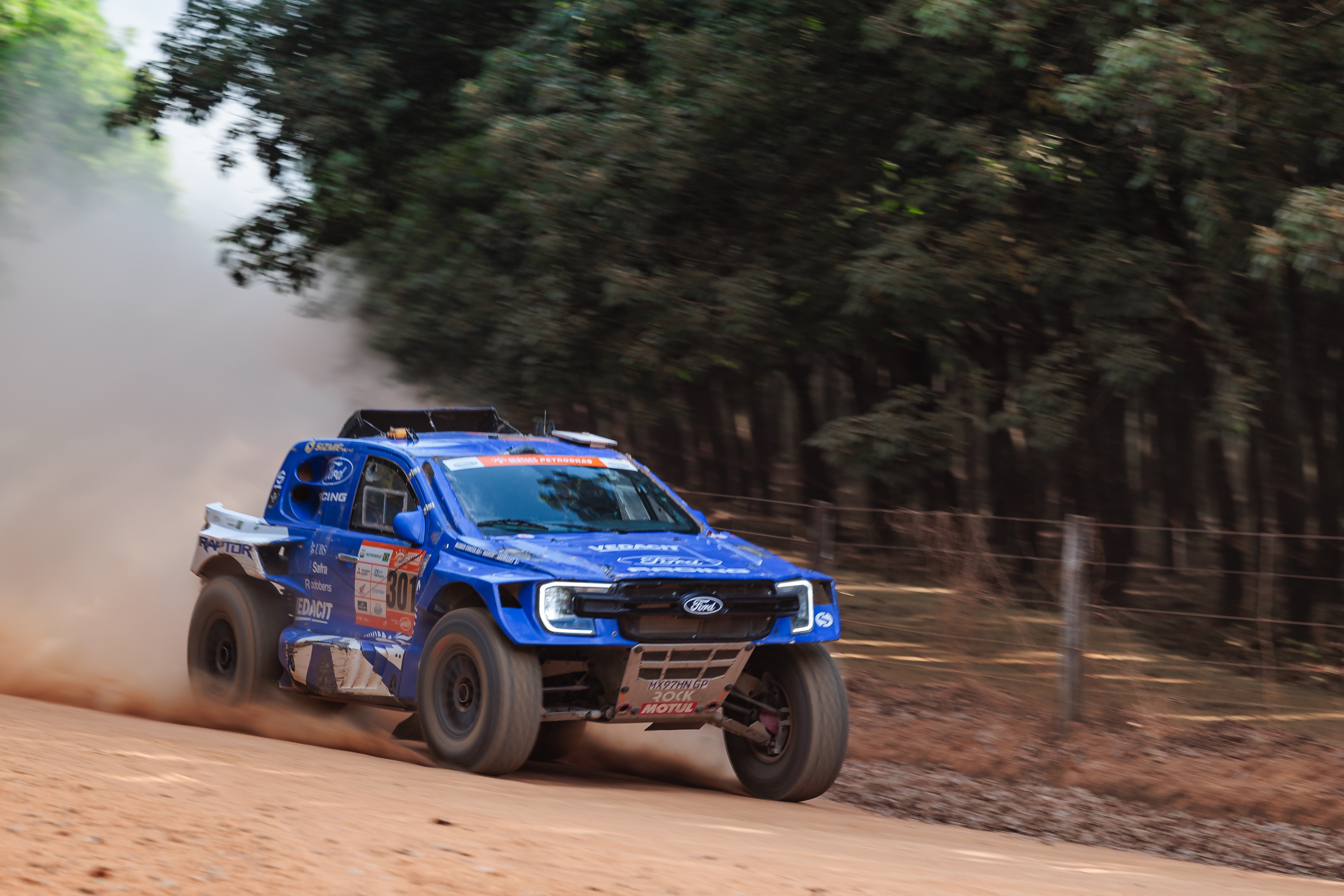 Rally dos Sertões 2026 equipe Ford Racing Sizmic Racing com a Raptor T1+