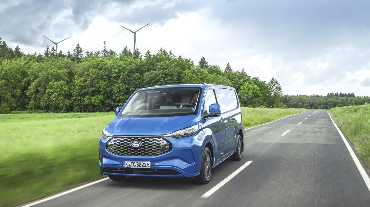 All-New, All-Electric E-Transit Custom Van Ready to Electrify Small Business Productivity