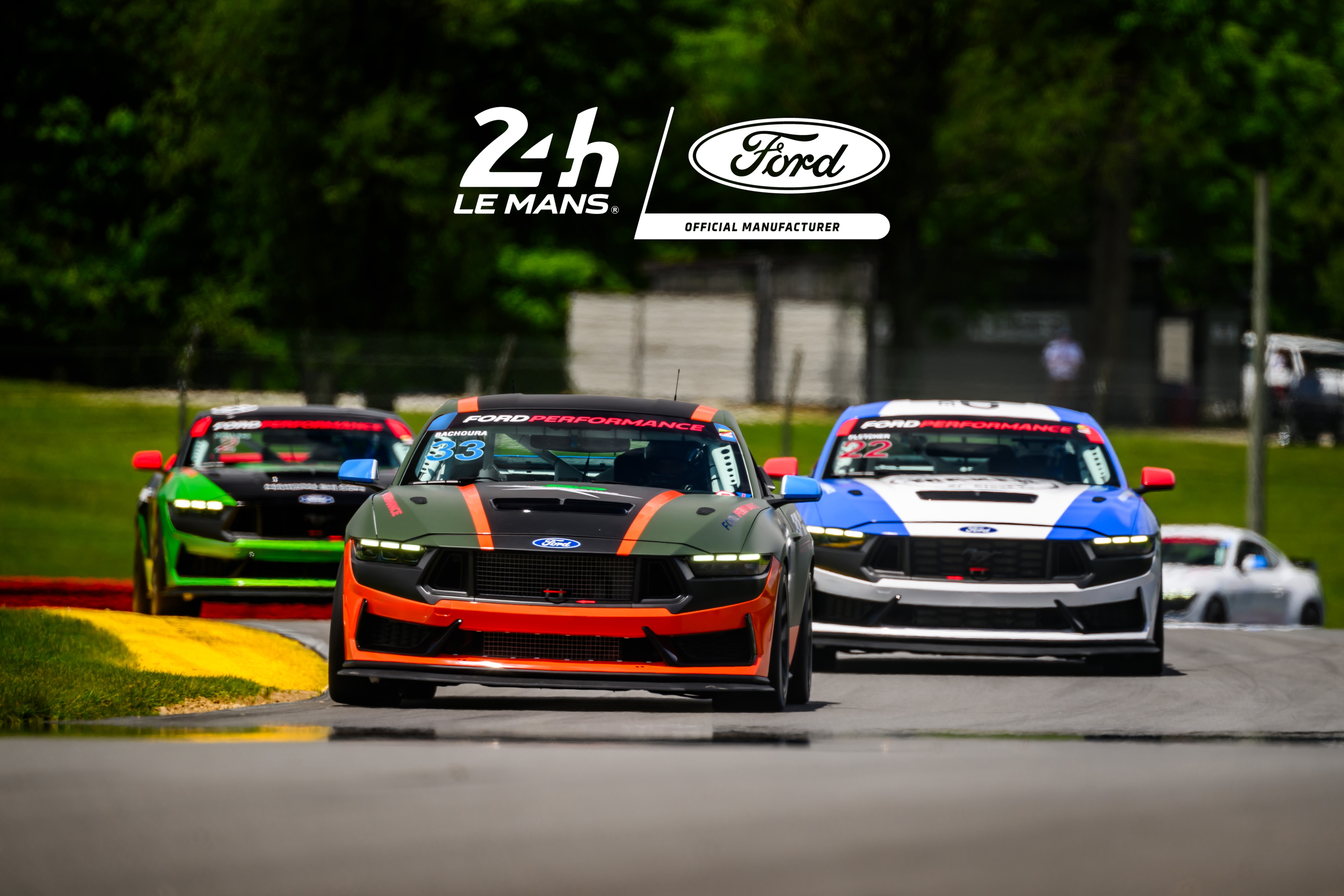 An exciting new round in 2025 for Mustang Challenge to be held at the iconic Circuit de la Sarthe in support of the 24 Hours of Le Mans LICENSE BY: Brendan Capria,  EXPIRY DATE Perpetuity,  REGION: Global,  SCOPE:  -	Earned editorial, press releases, press kits	 -	All non-broadcast digital and online media -	All non-broadcast digital and online media, plus Retail and POS (showrooms, events etc) -	All print media (newspaper, magazine etc)	