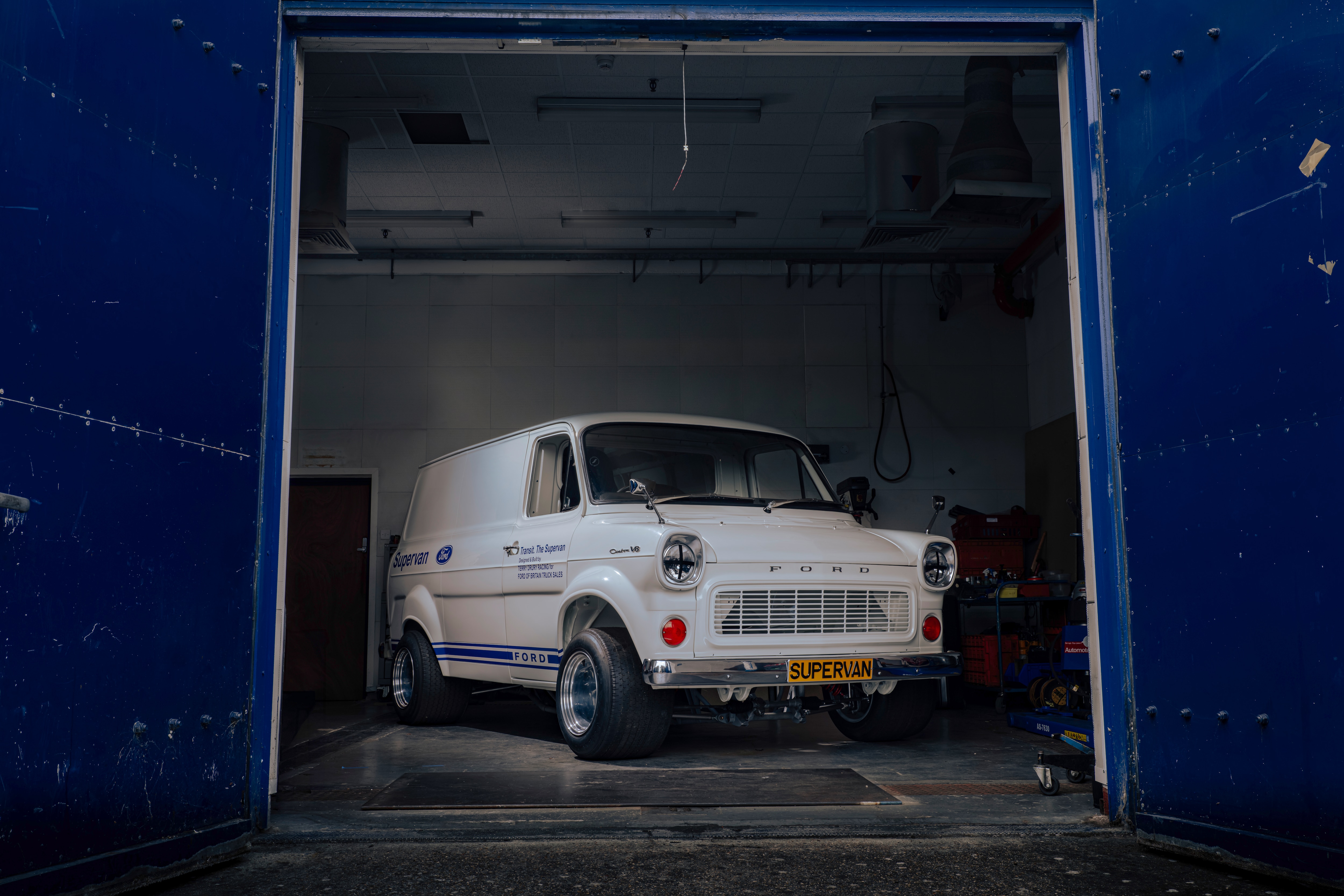 A rebuild of the iconic Supervan takes centre stage at Ford’s ‘Transit Day’ celebrations