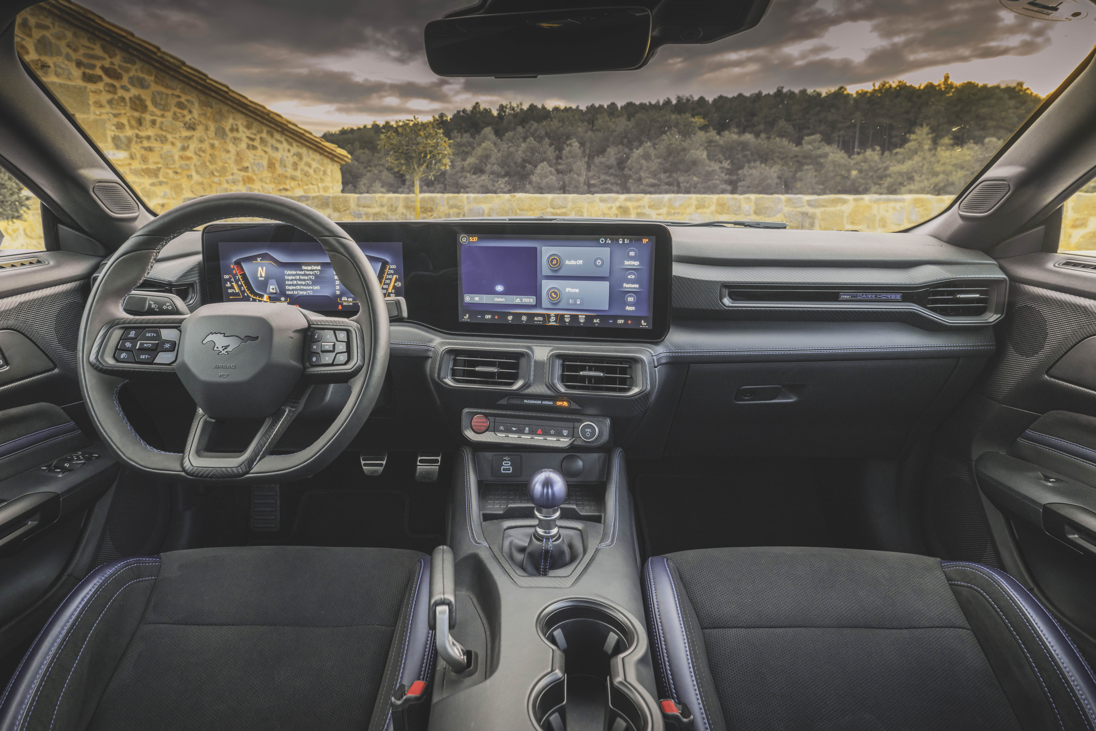 Mustang front seats and dashboard