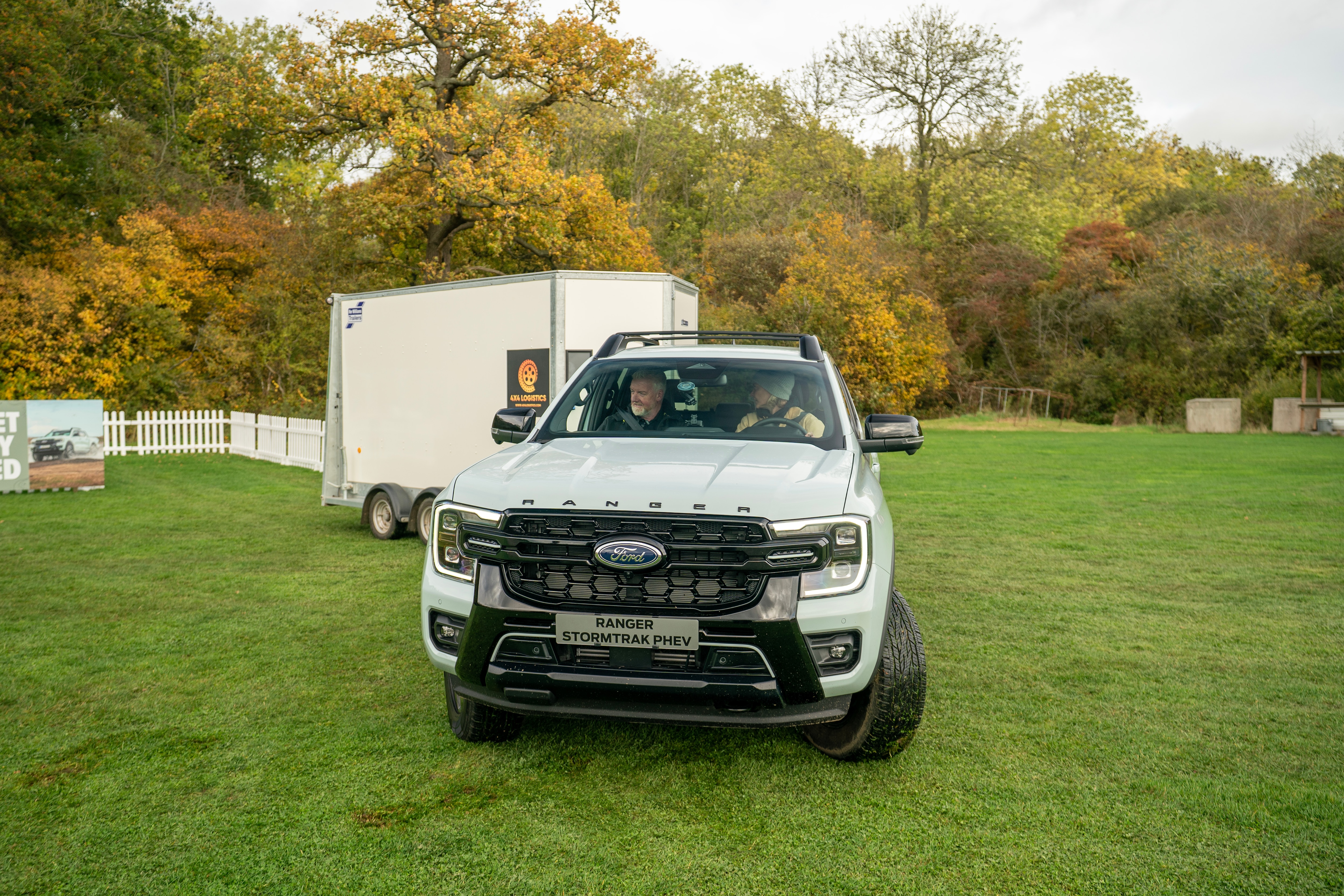 Professional driver supervision on closed course. Always consult the Owner’s Manual before off-road driving, know your terrain and trail difficulty, and use appropriate safety gear.