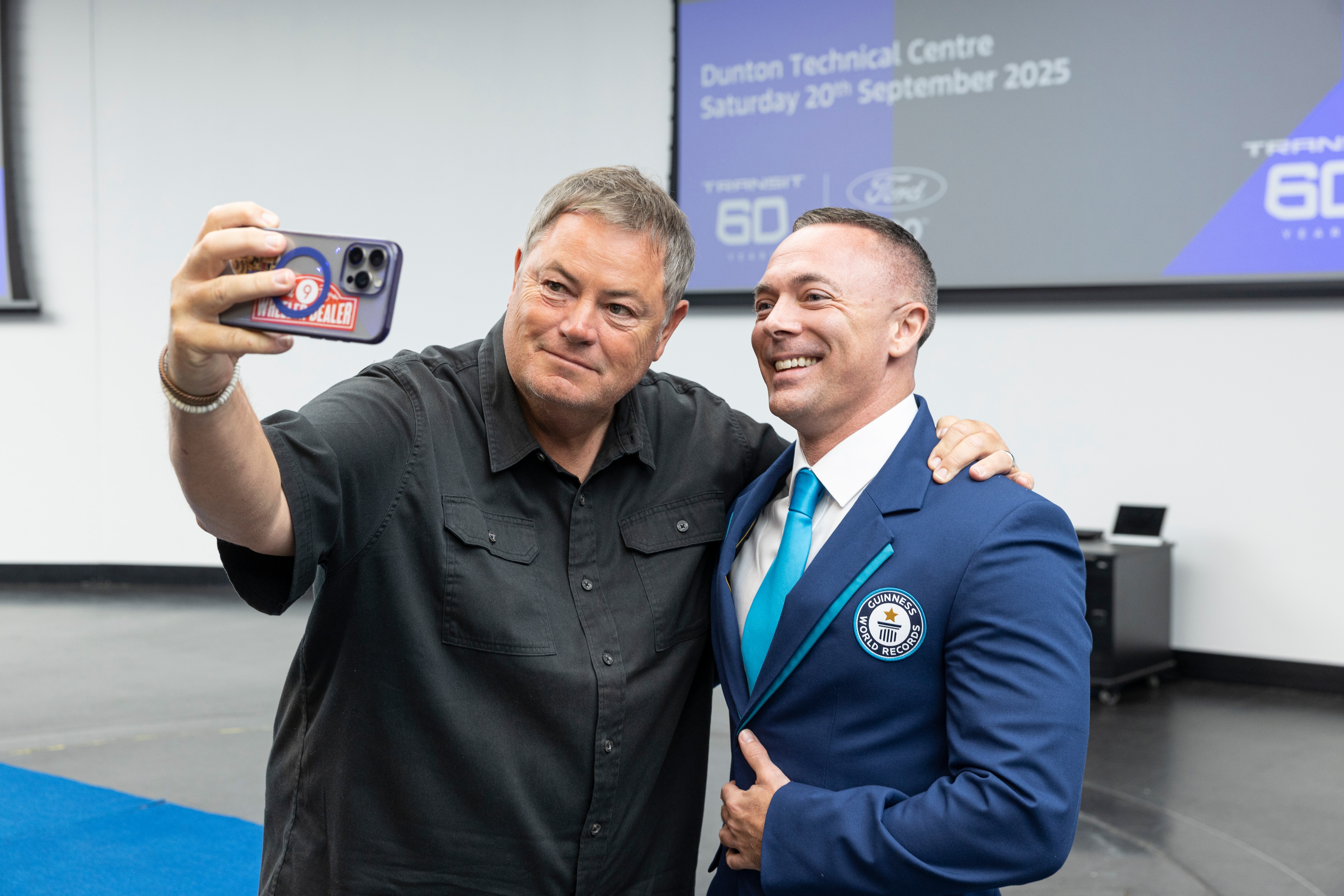 There's always time for a selfie.