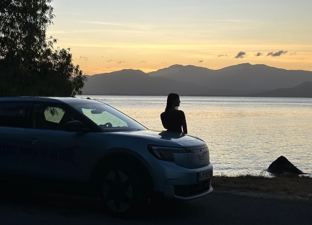 Lexie Limitless with the Ford Electric Explorer