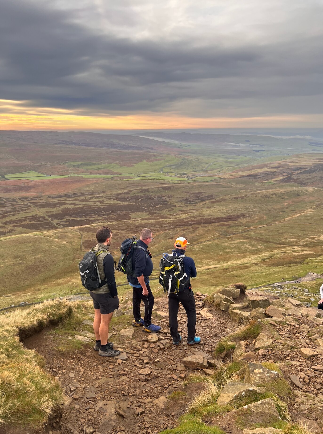 The second peak, Whernside, afforded sweeping views of how far we had come.