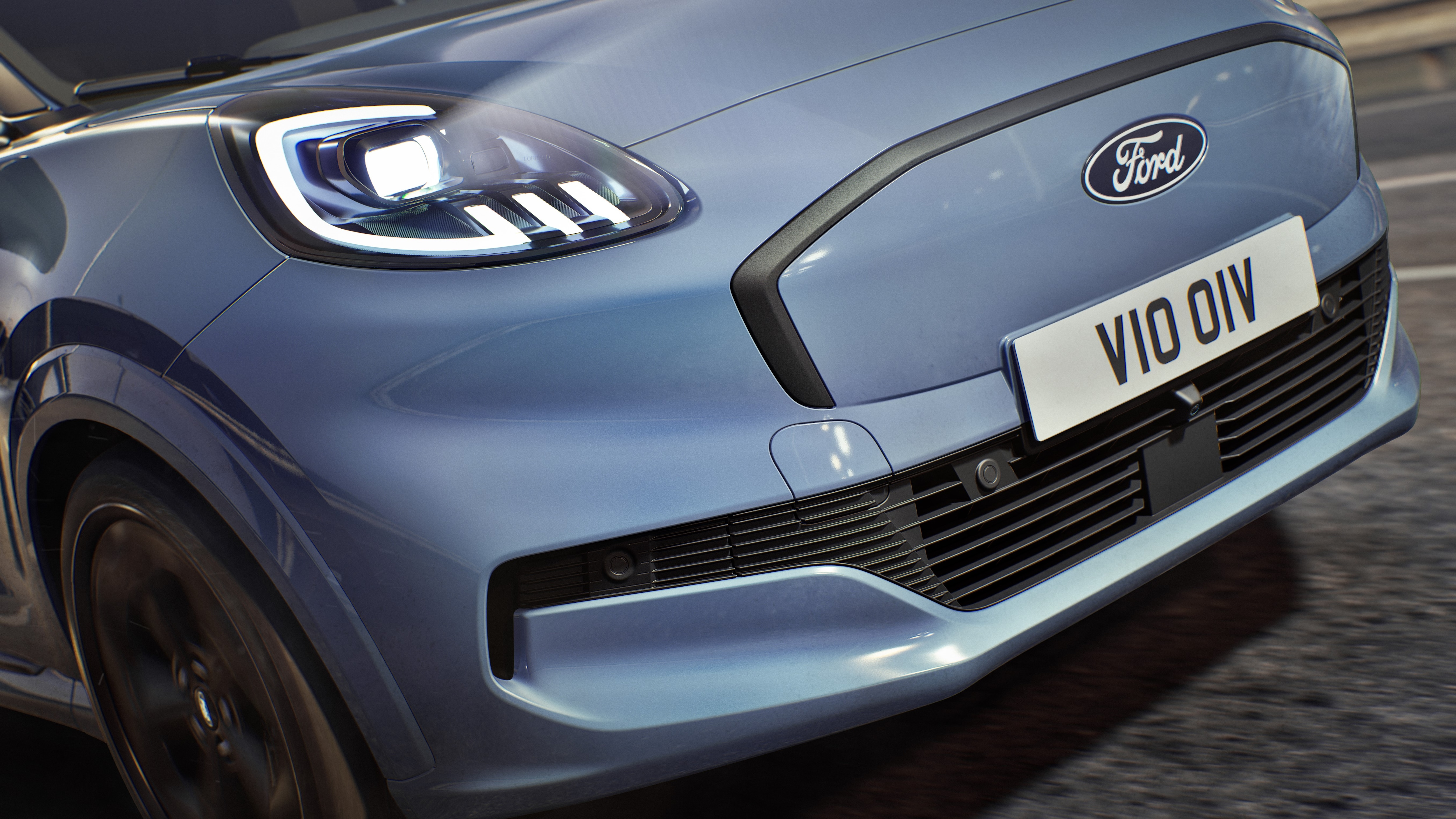 2026 Puma Gen-E BlueCruise Edition - License valid for earned editorial, press releases, press kits. All non-broadcast digital and online media, retail, point of sale. All print media. Region: Global. This content is solely for editorial use and for providing individual users with information. Any storage in databases, or any distribution to third parties within the scope of commercial use, or for commercial use is permitted with written consent from Ford in Europe GmbH only.