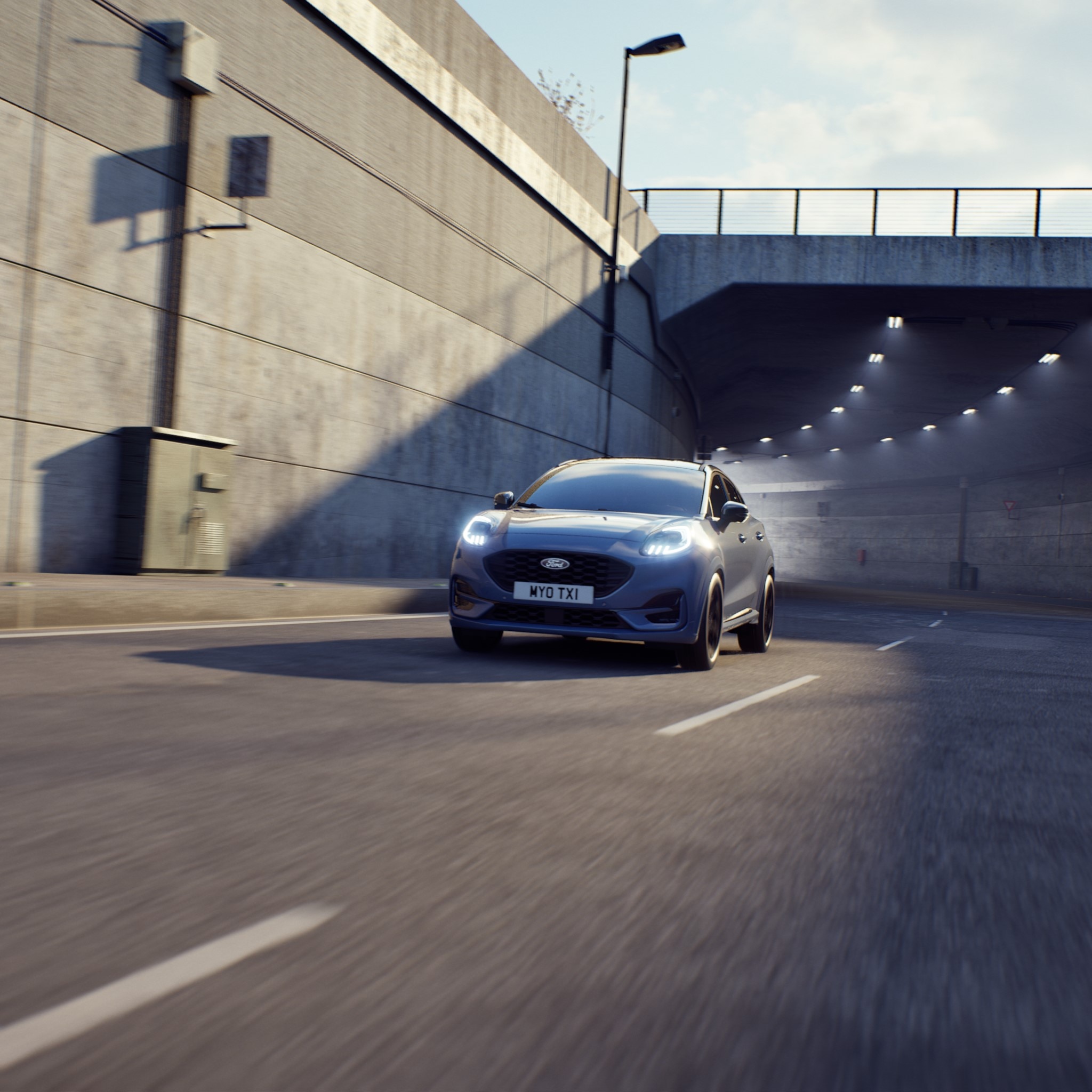 2026 Puma BlueCruise Edition - License valid for earned editorial, press releases, press kits. All non-broadcast digital and online media, retail, point of sale. All print media. Region: Global. This content is solely for editorial use and for providing individual users with information. Any storage in databases, or any distribution to third parties within the scope of commercial use, or for commercial use is permitted with written consent from Ford in Europe GmbH only.