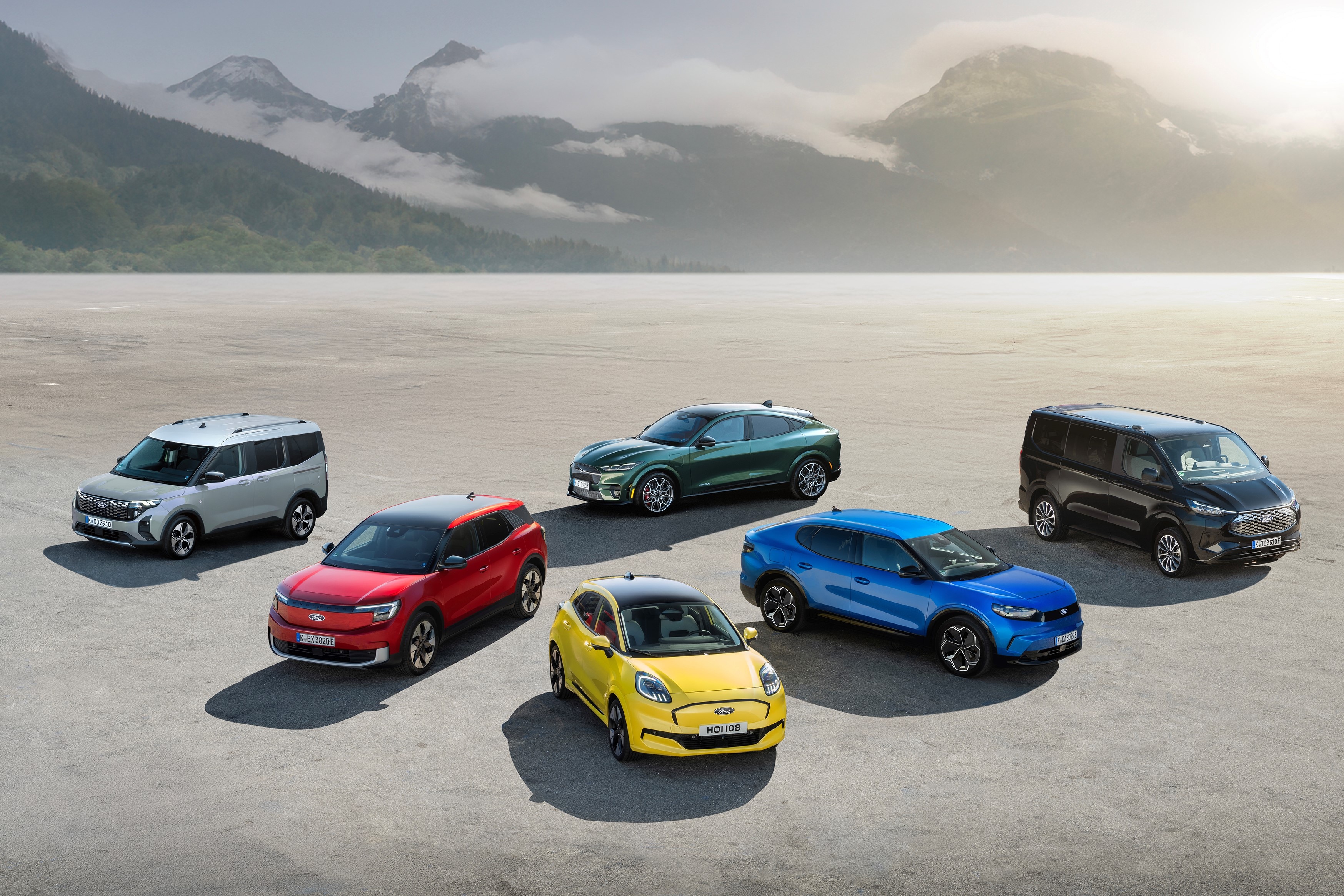 Ford Expands European Electric Vehicle Lineup LICENSE EXPIRES: 14/03/2028 - LICENSE BY: Ford LICENSE SCOPE: A - Earned editorial, press releases, press kits. REGION: Europe COPYRIGHT AND IMAGE RIGHTS: This content is solely for editorial use and for providing individual users with information. Any storage in databases, or any distribution to third parties within the scope of commercial use, or for commercial use is permitted with written consent from Ford of Europe only.