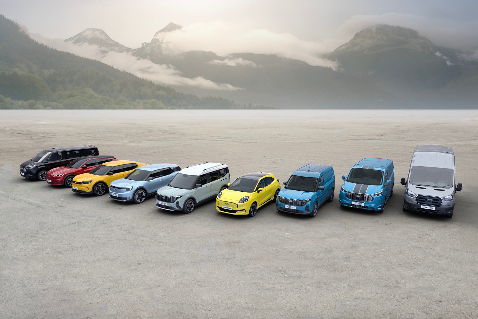 Ford Expands European Electric Vehicle Lineup LICENSE EXPIRES: 14/03/2028 - LICENSE BY: Ford LICENSE SCOPE: A - Earned editorial, press releases, press kits. REGION: Europe COPYRIGHT AND IMAGE RIGHTS: This content is solely for editorial use and for providing individual users with information. Any storage in databases, or any distribution to third parties within the scope of commercial use, or for commercial use is permitted with written consent from Ford of Europe only.