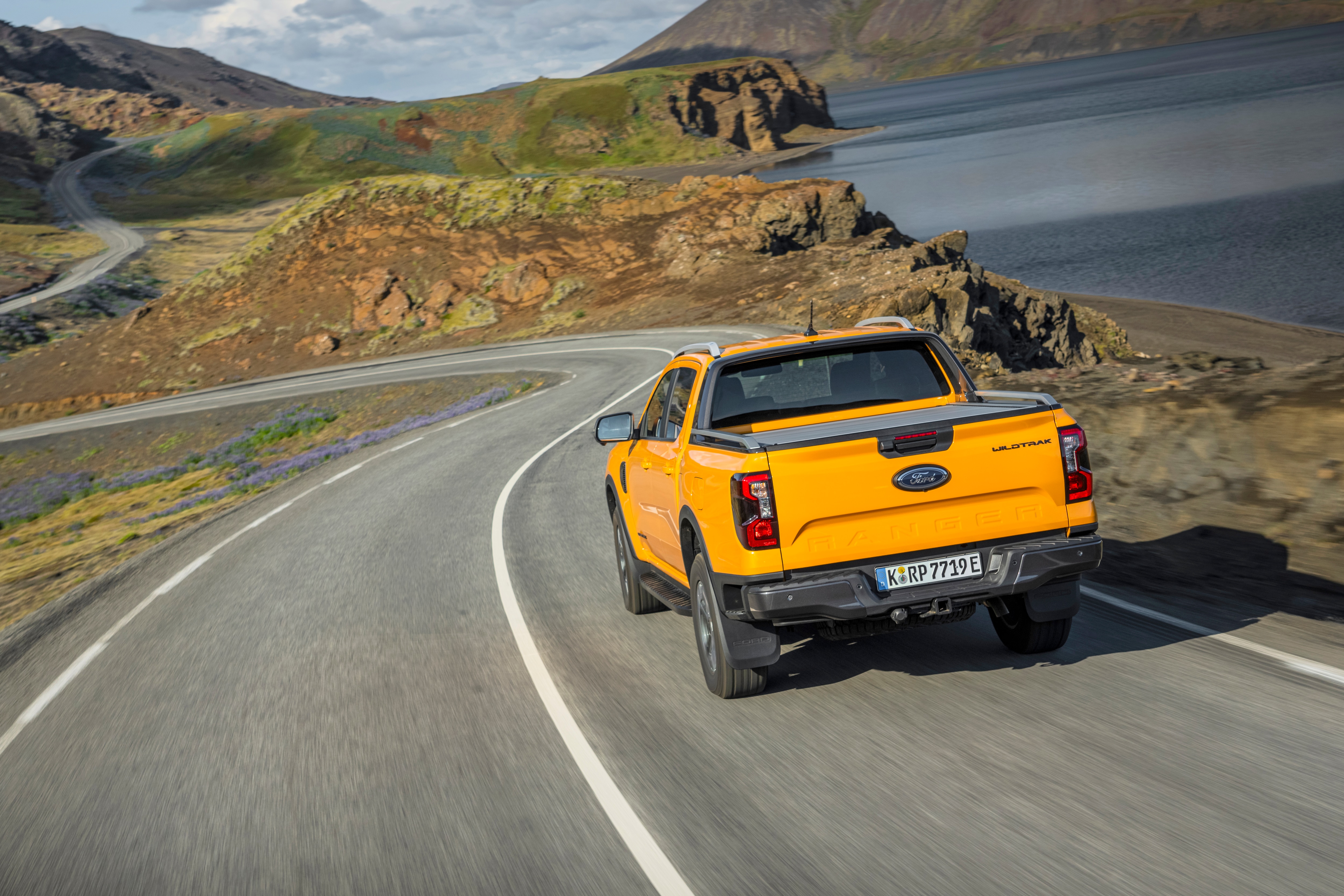 Ranger PHEV Wildtrak takes on the twisting roads of Iceland 