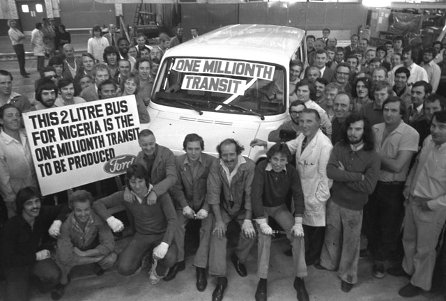 The 1 millionth Ford Transit. License valid for earned editorial, press releases, press kits. All non-broadcast digital and online media Region: Global. This content is solely for editorial use and for providing individual users with information. Any storage in databases, or any distribution to third parties within the scope of commercial use, or for commercial use is permitted with written consent from Ford in Europe GmbH only