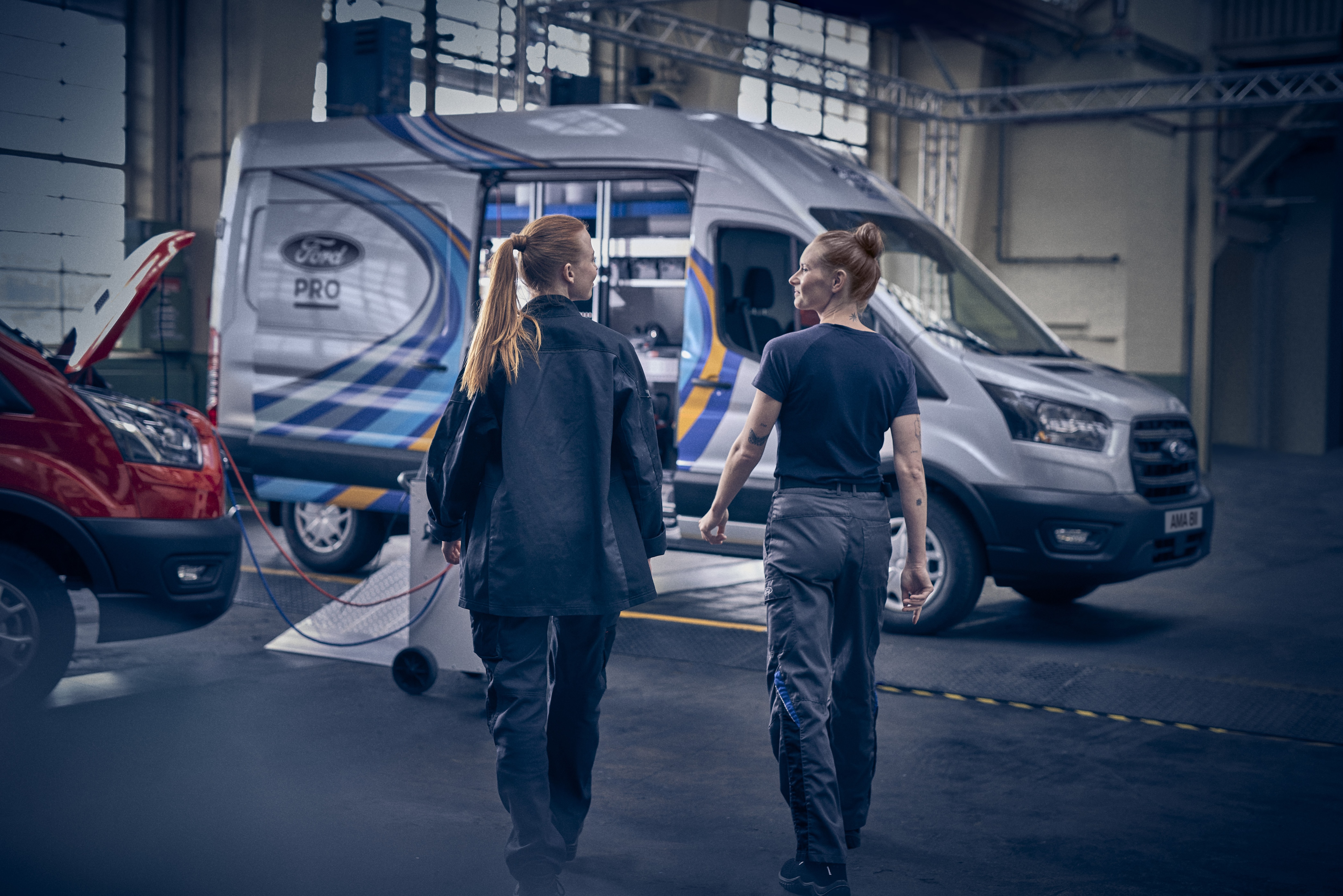 Ford Pro Mobile Service technicians use Predictive Repair Intelligence to determine exactly the parts needed for each job.