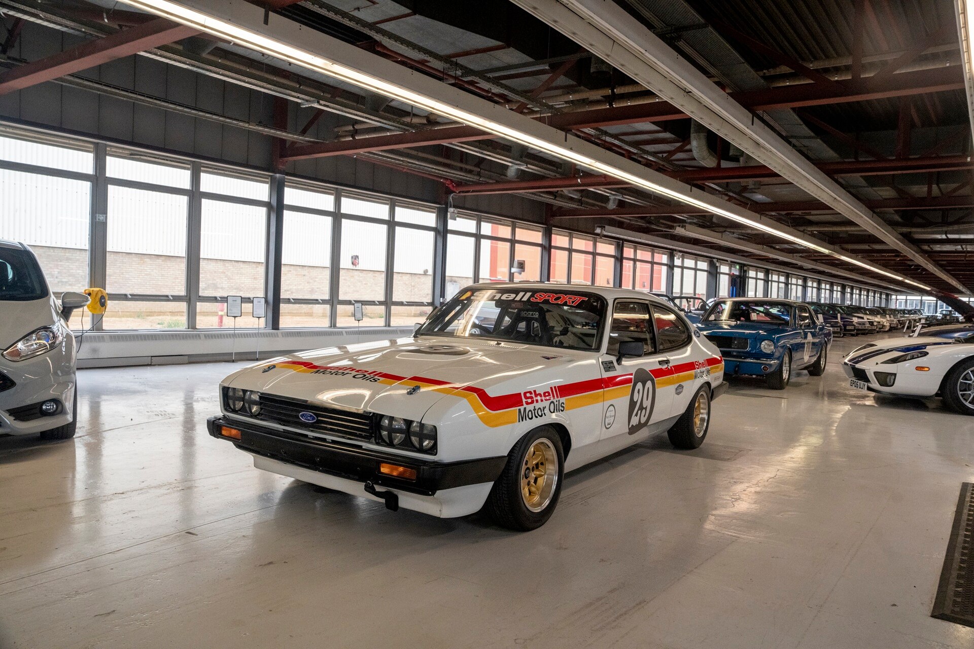 The Capri's long bonnet, gold wheels and love of going sideways give it undeniable old-school cool.