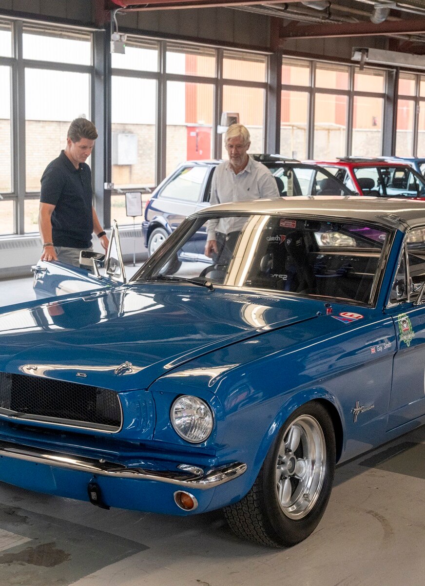 It might look classic, but this Mustang is a 'new' car built around an original 1960s bodyshell.
