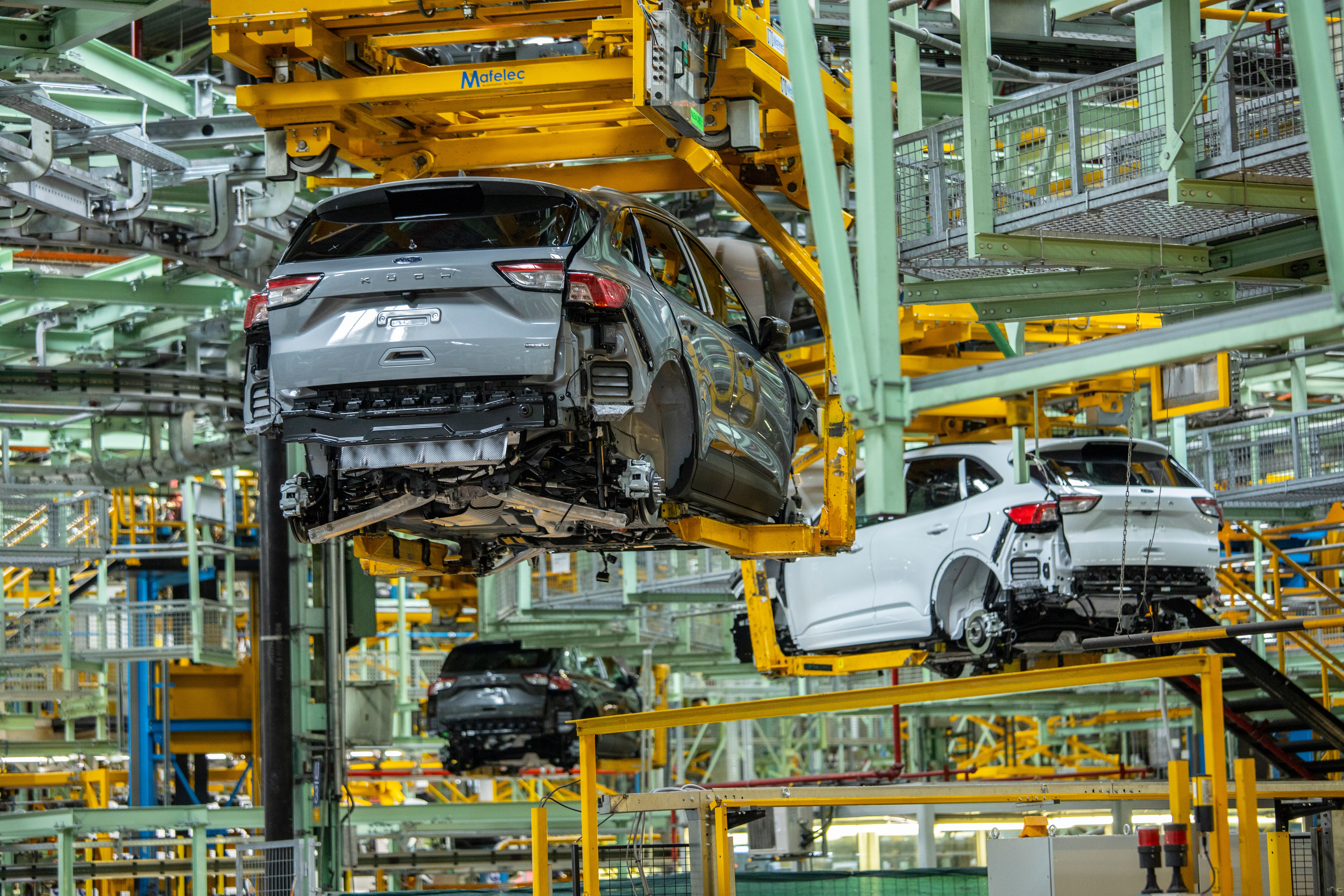 Production at Ford’s Valencia, Spain, manufacturing hub, where Ford Motor Company and Geely Auto announced an agreement to form a Europe-focused joint venture.