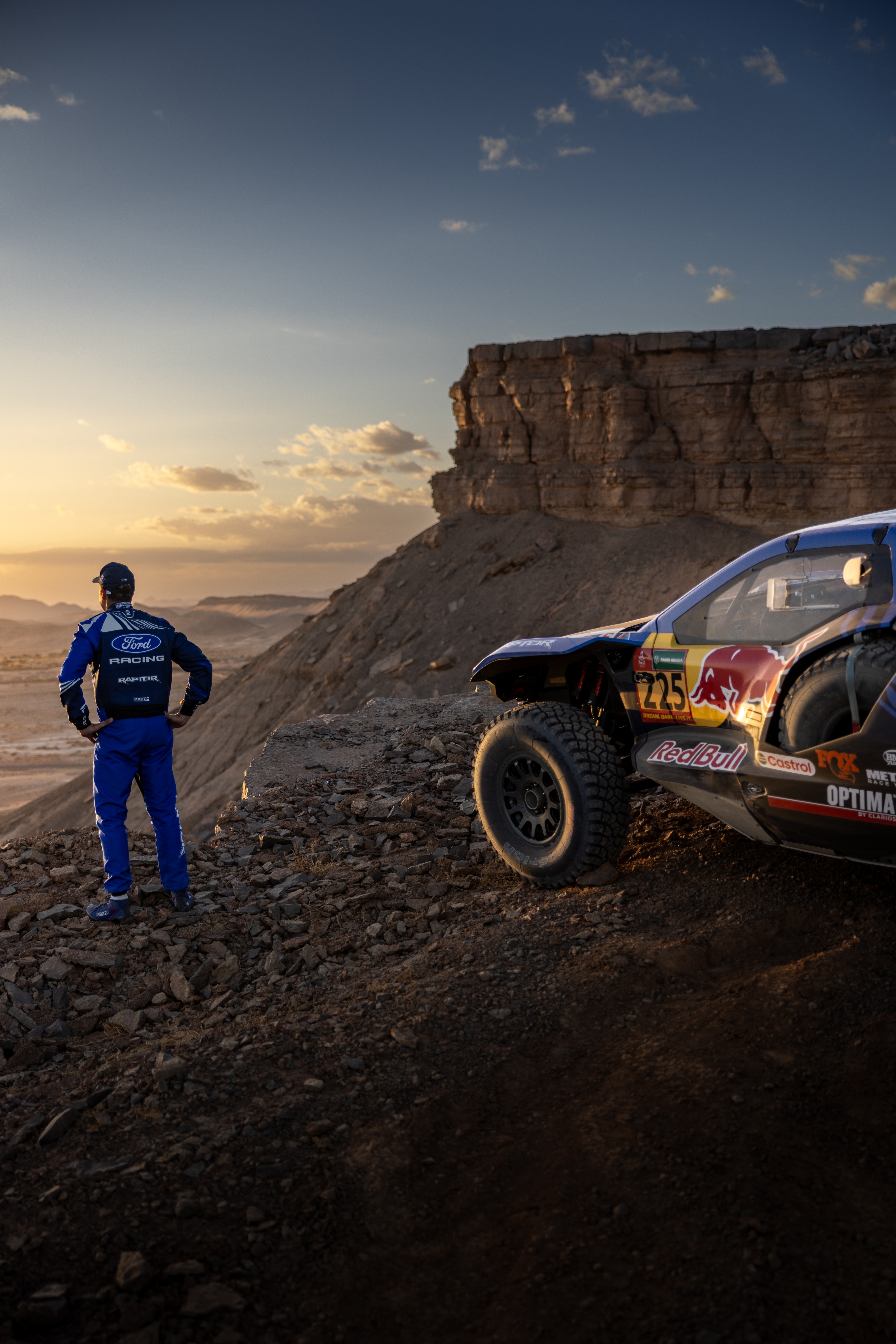 This is what potential looks like. A landscape to be tamed, and the quiet resolve to do it. Photo credit: Ford/ Red Bull Contentpool / Marcin Kin.