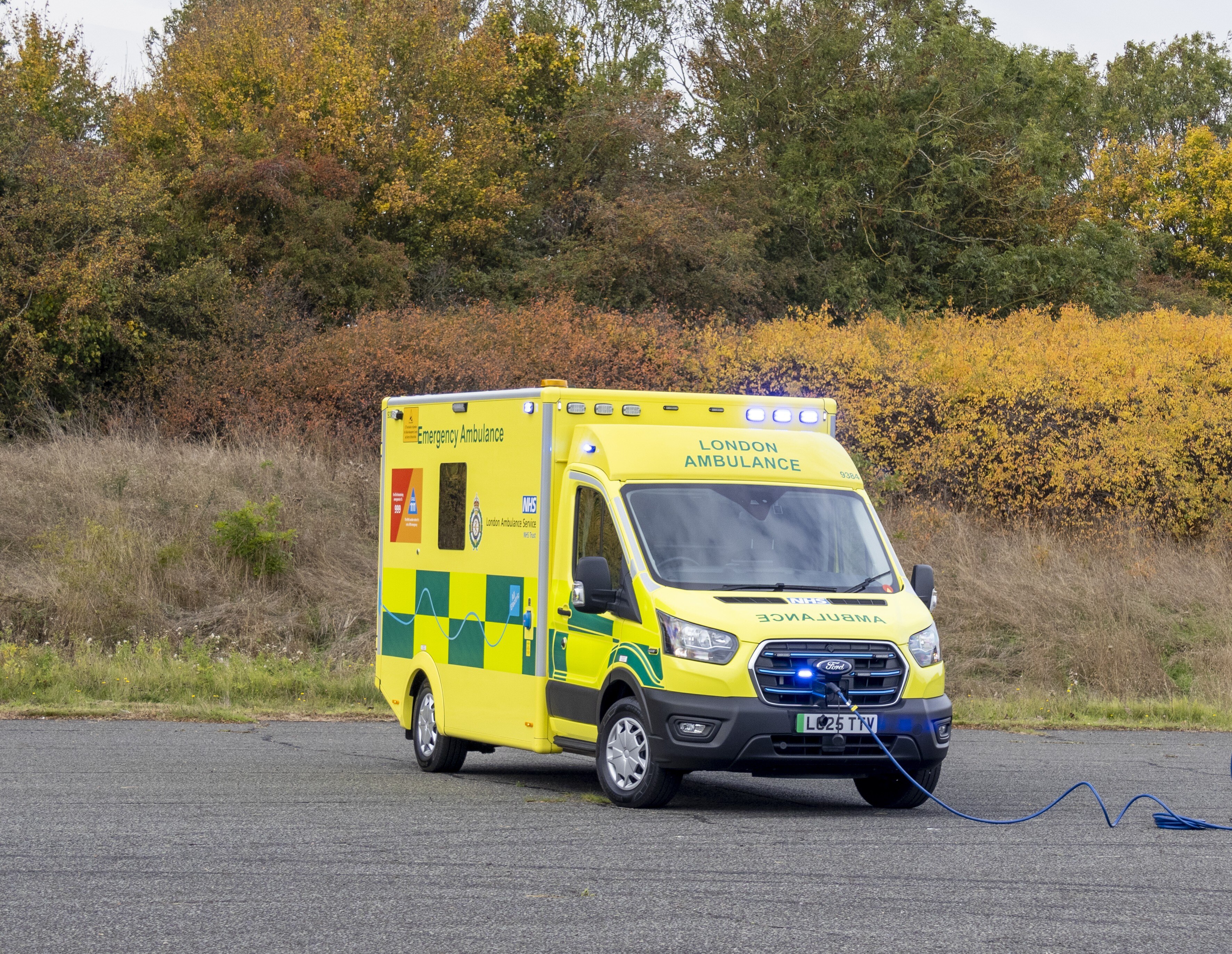 Ford E-Transit ambulances are at work around the clock to help Londoners in emergencies