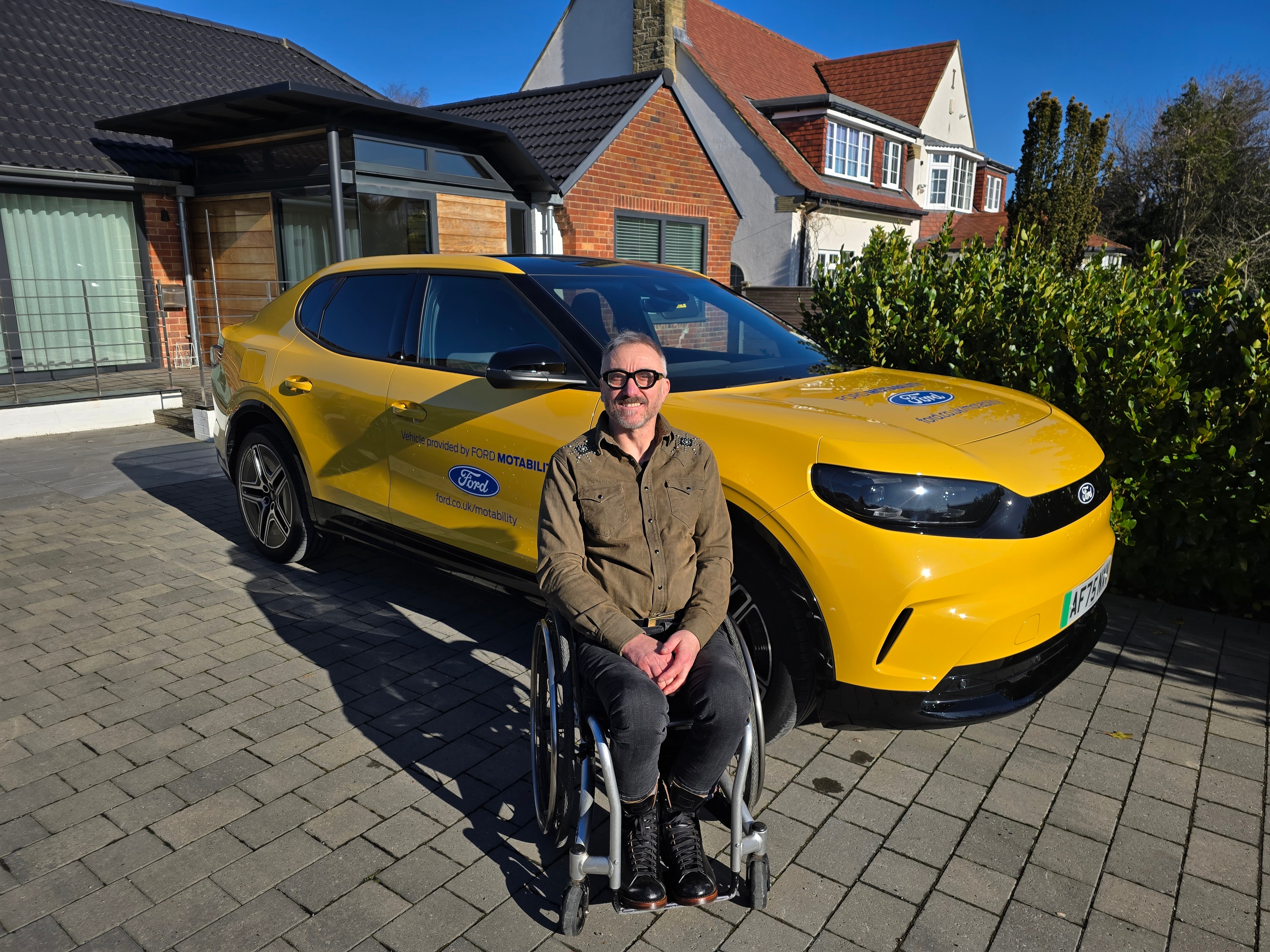 Jason Richards with his new Ford Capri