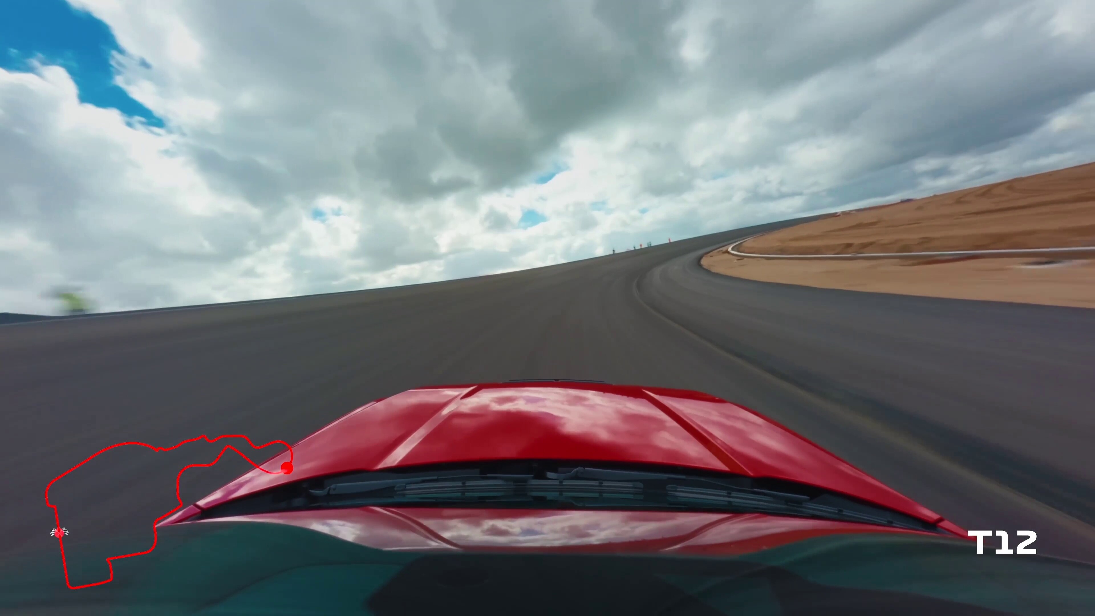 Ford Mustang Dark Horse was one of the first cars to test the new Madrid F1 circuit.