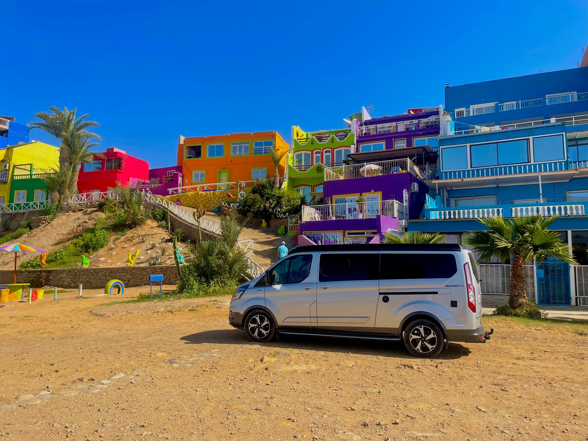 The Ford Transit Custom Nugget Plus makes discovering the vibrant coastal towns of Morocco possible.
