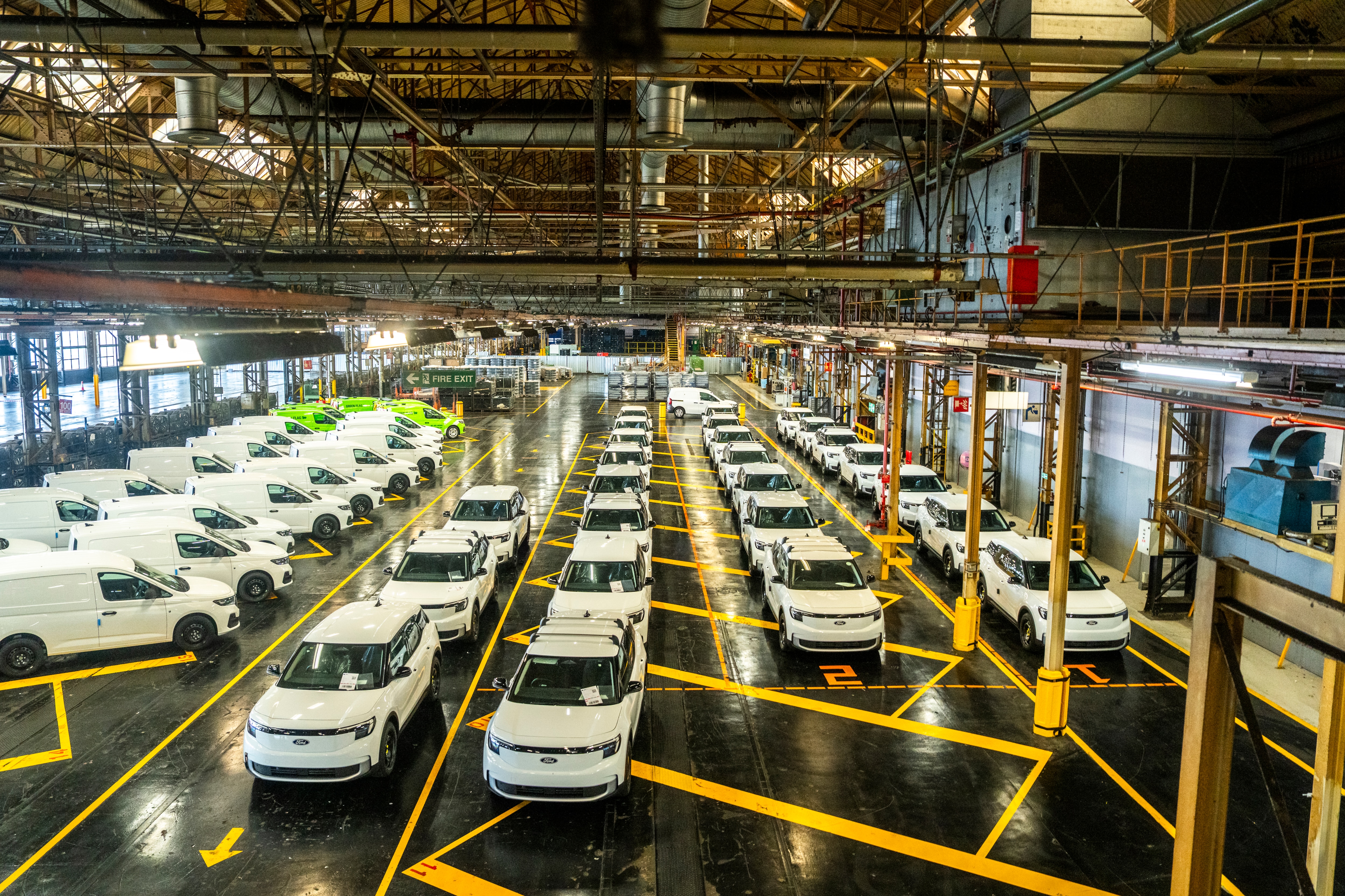 A small glimpse of the scale of the conversions that take place at Dagenham