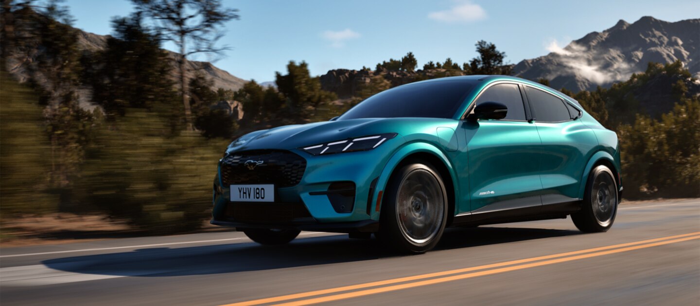 Roads Change With the Seasons. Your Drive Shouldn't. 2026 Ford Mustang Mach-E GT.