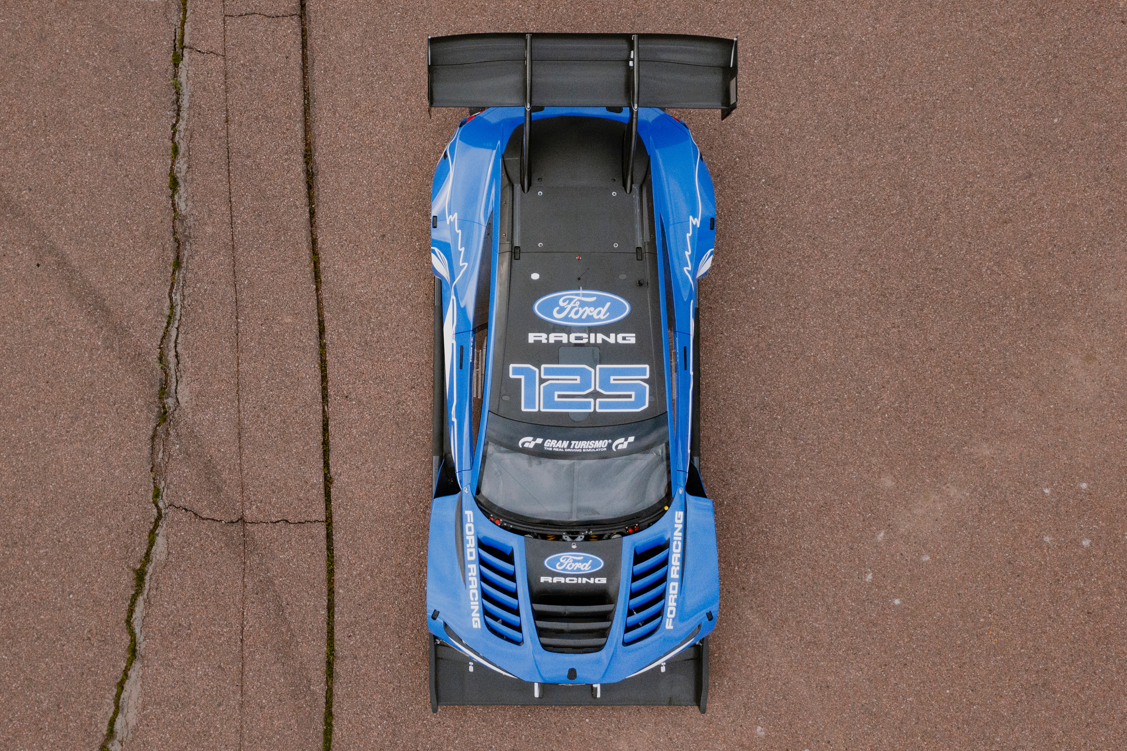 The Super Mustang Mach-E carried No. 125 in recognition of Ford’s 125 years of racing.