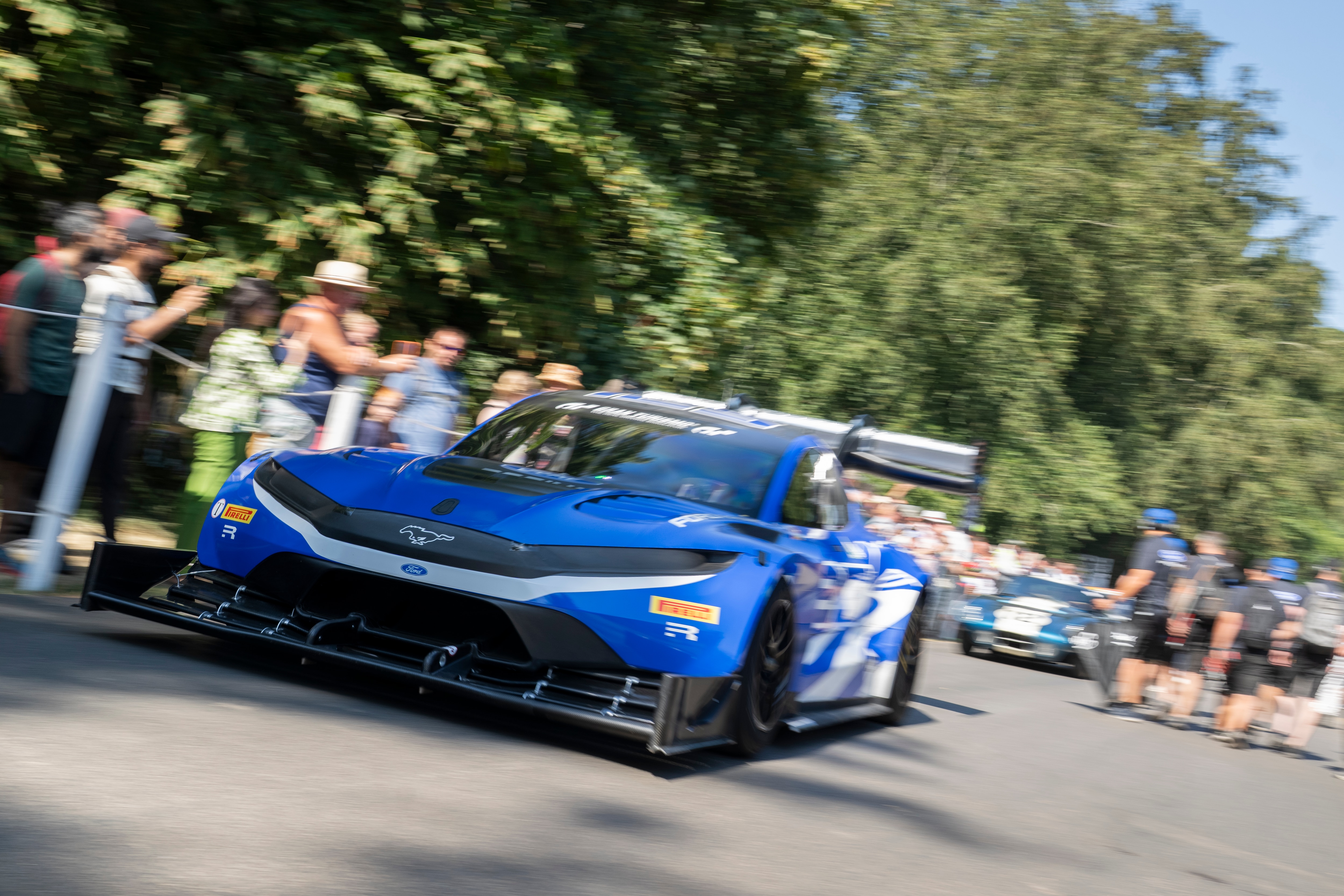 The Super Mustang Mach-E EV demonstrator made it three wins in a row for Ford Racing at the 2026 Goodwood Festival of Speed Timed Shoot-Out.