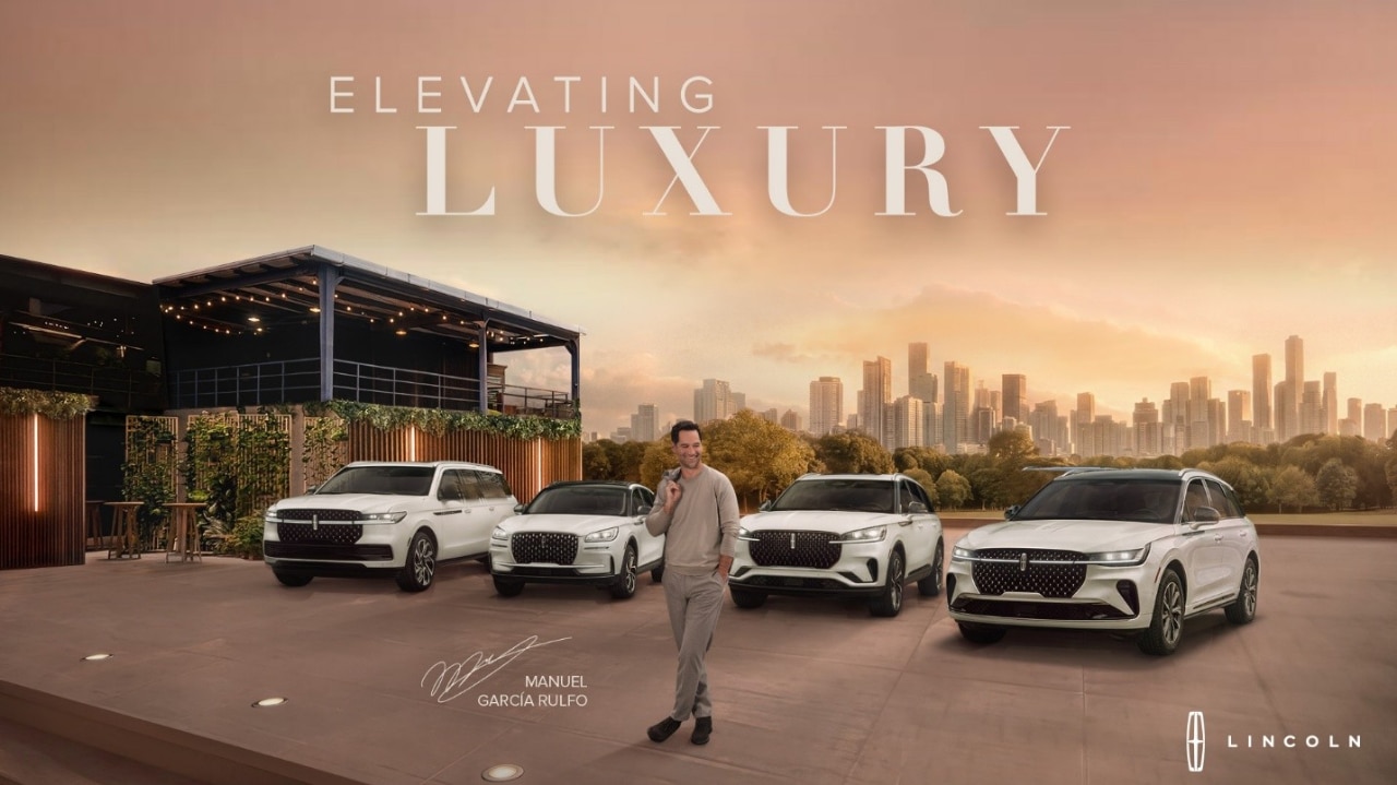 Lincoln México presenta a Manuel García Rulfo como el nuevo rostro de Elevating Luxury