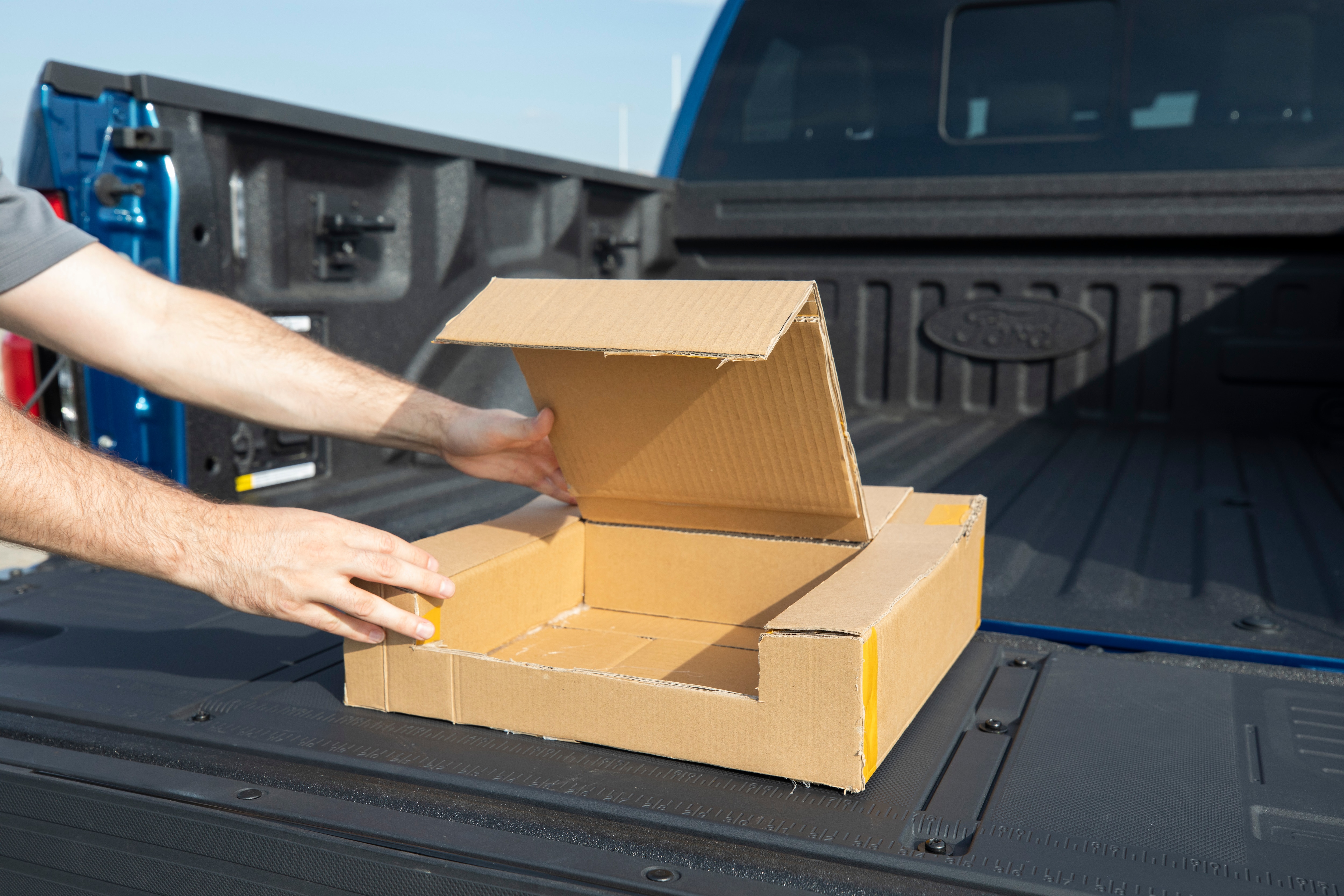 Ford truck and fleet owners and customers guided decision-making for the innovative design of the F-150 Lightning pickup’s Mega Power Frunk, leading to multiple power sources and enough space to house two golf bags