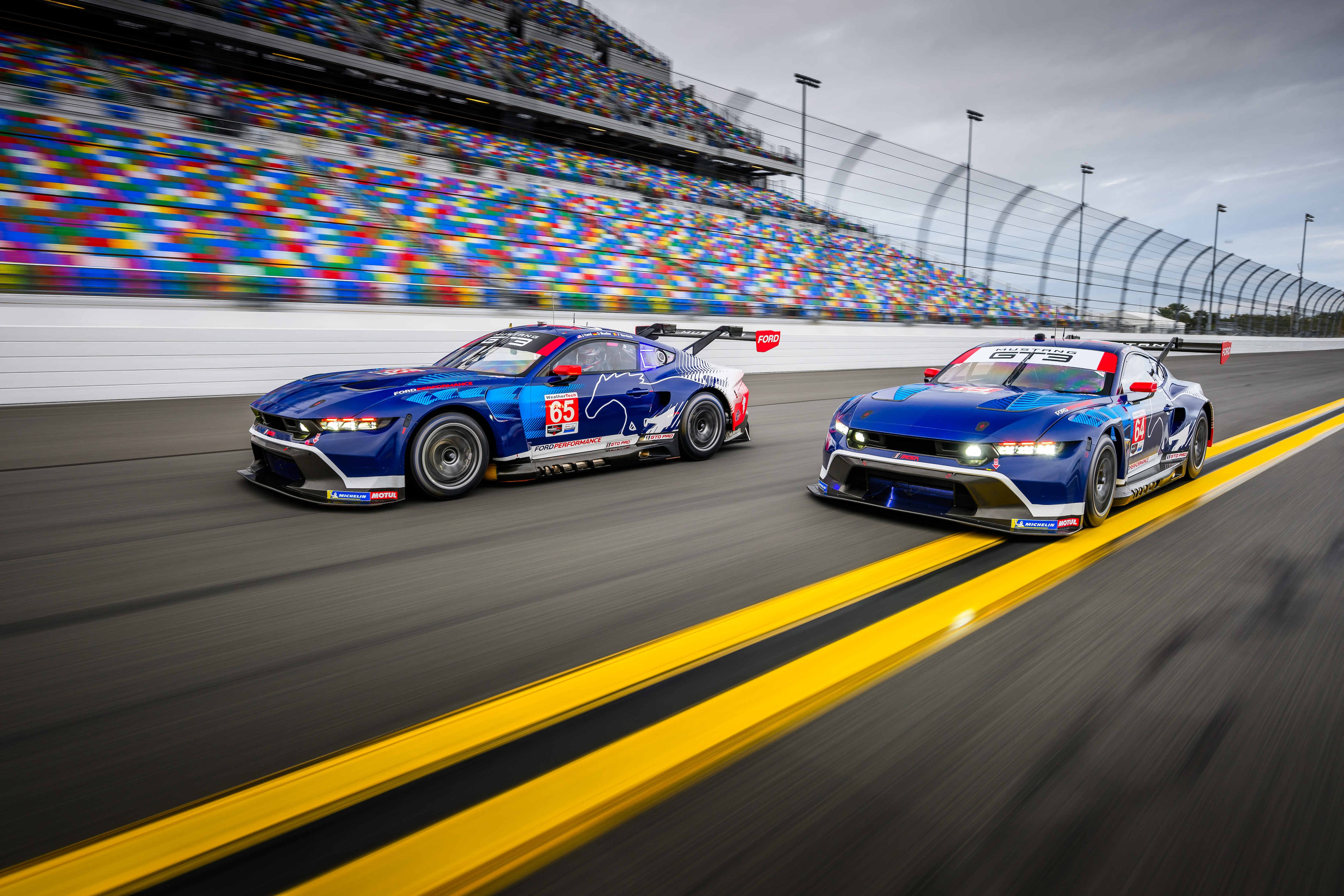 Ford Mustang, the iconic sports car that created the pony car segment, is leading Ford’s return to global sports car racing at the Rolex 24 at Daytona where both the Mustang GT3 and GT4 will compete. 