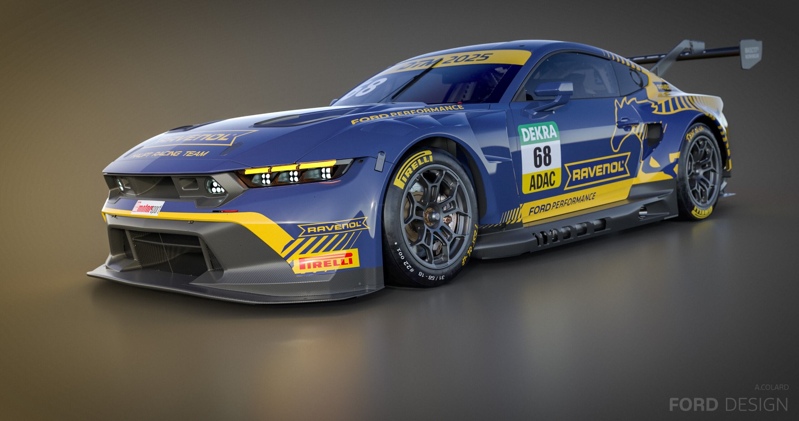 Ford Performance Motorsports and HRT Partner for Mustang GT3 DTM Debut, image size:2560x1350