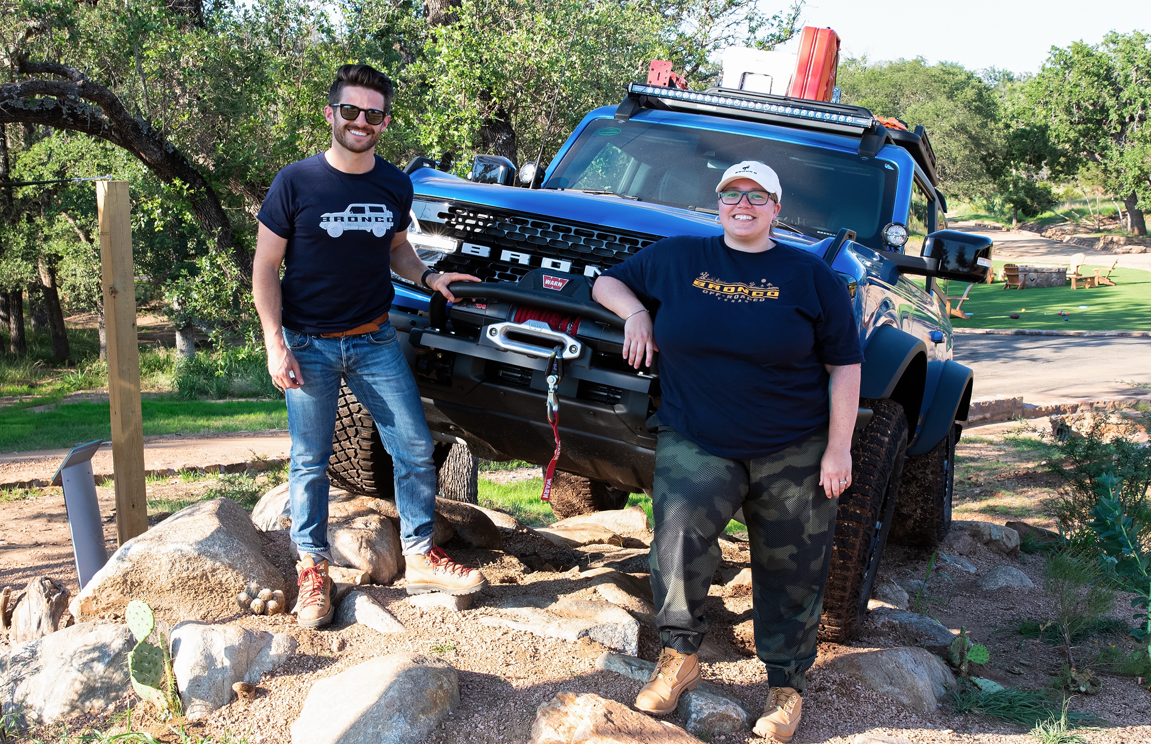 Travis Bouchard and Stephanie Simon helped develop the Bronco Off-Roadeo Concept as interns at Ford.