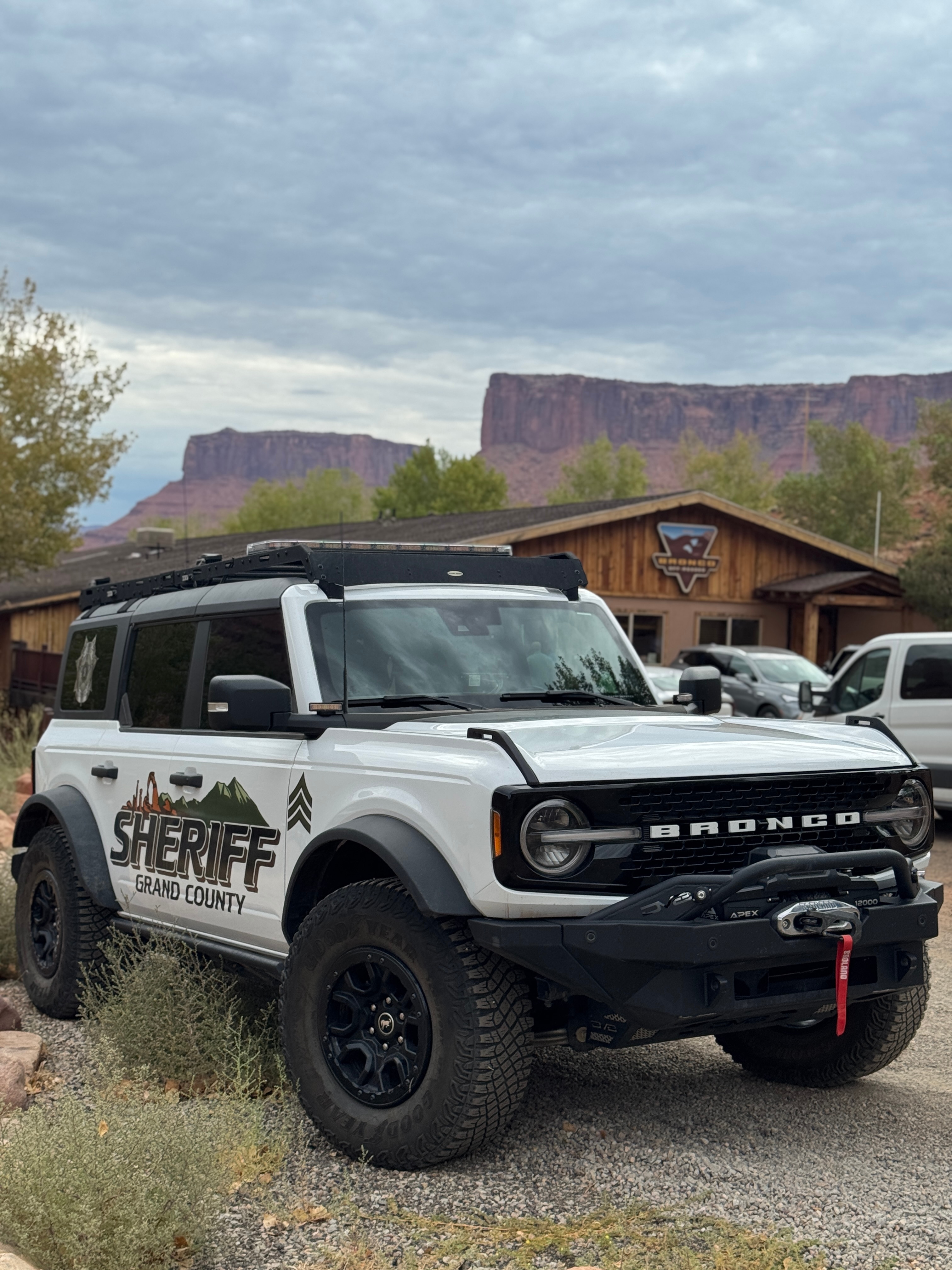 One of the Ford Broncos that the Grand County Sheriff’s Office uses for their Search and Rescue operations.
