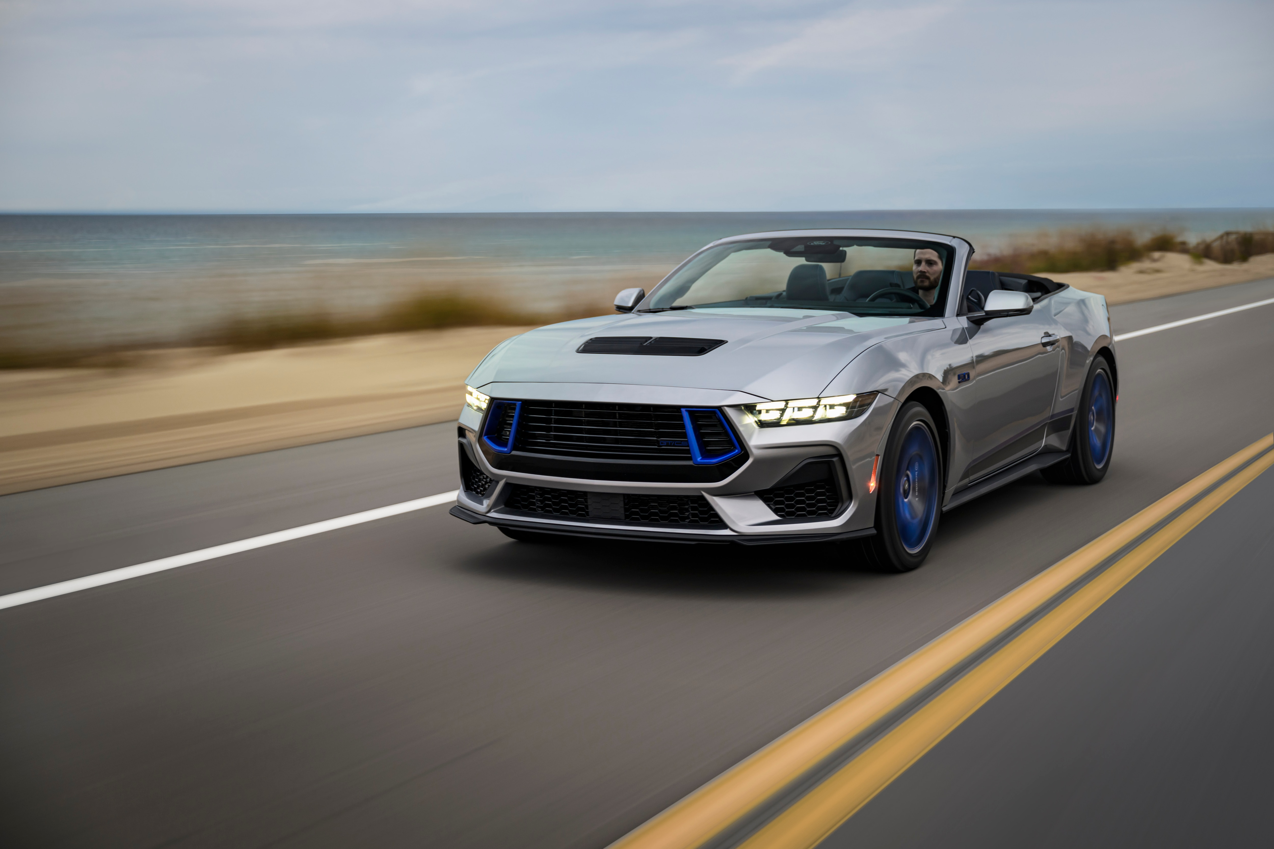 Ford Mustang GT California Special. Preproduction model with optional package shown. Available early 2024.