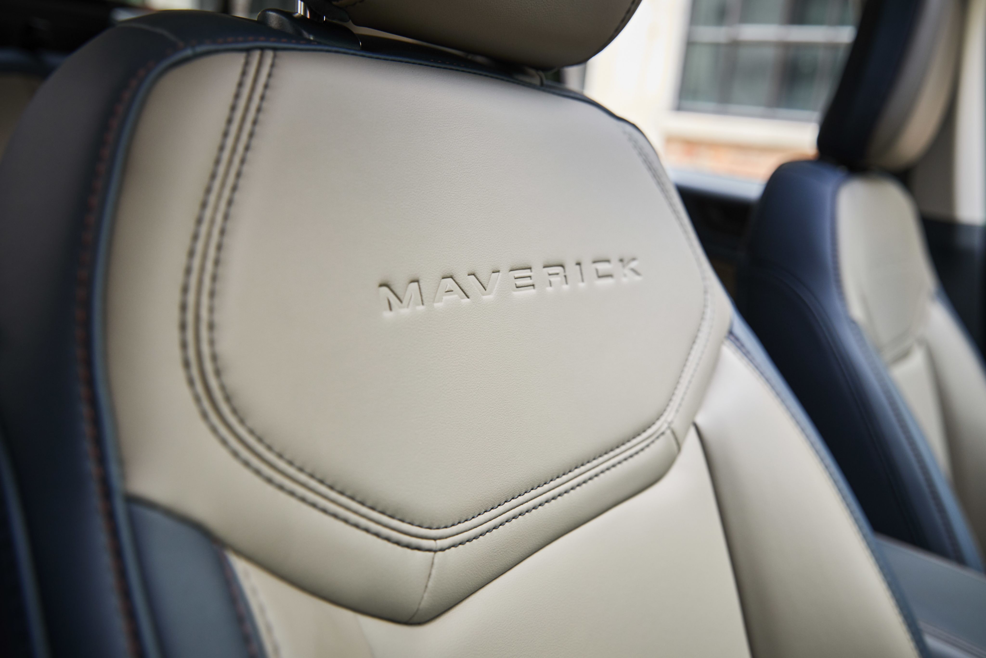 Seat details on the 2025 Ford Maverick.