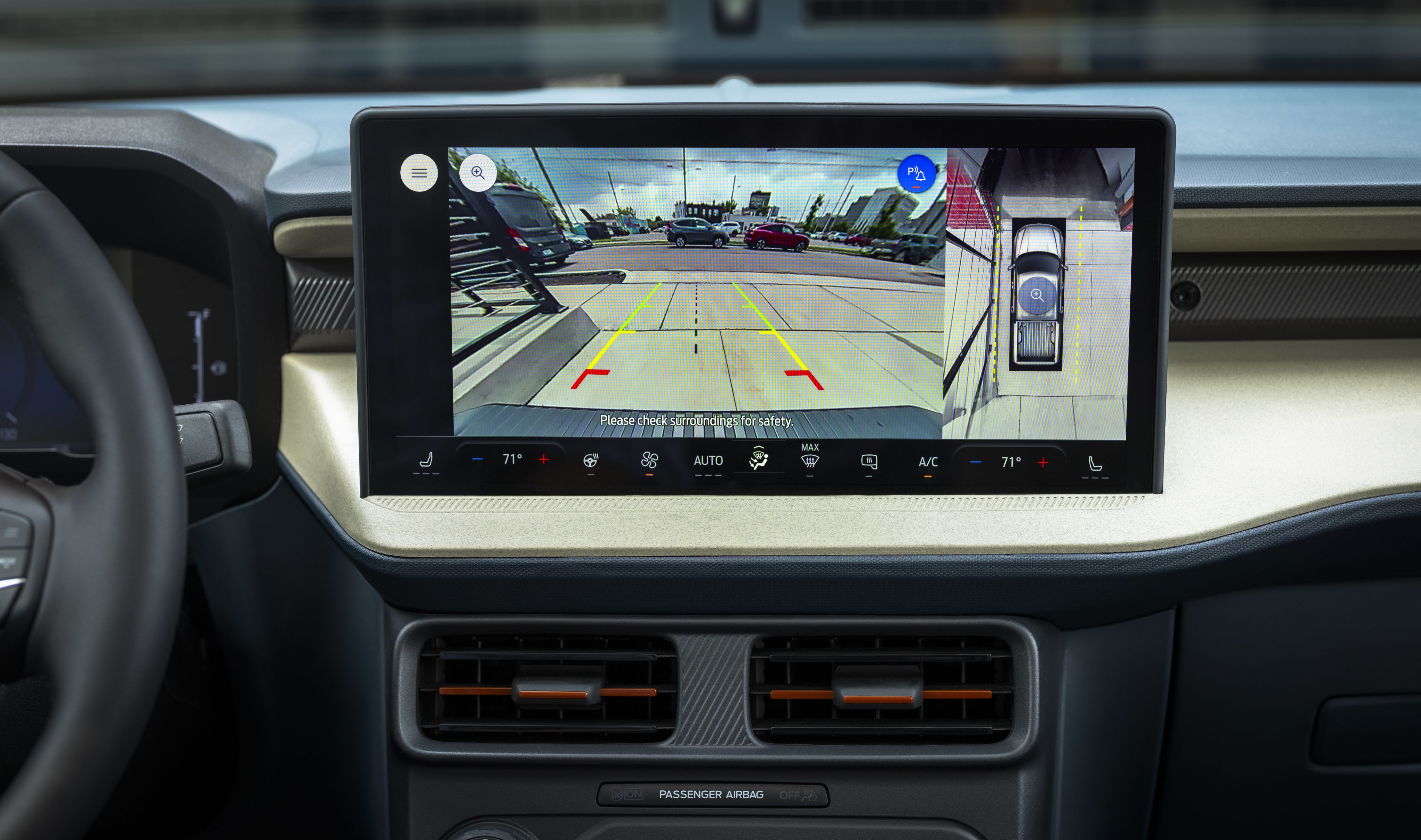 Available 360-degree camera in the 2025 Ford Maverick.