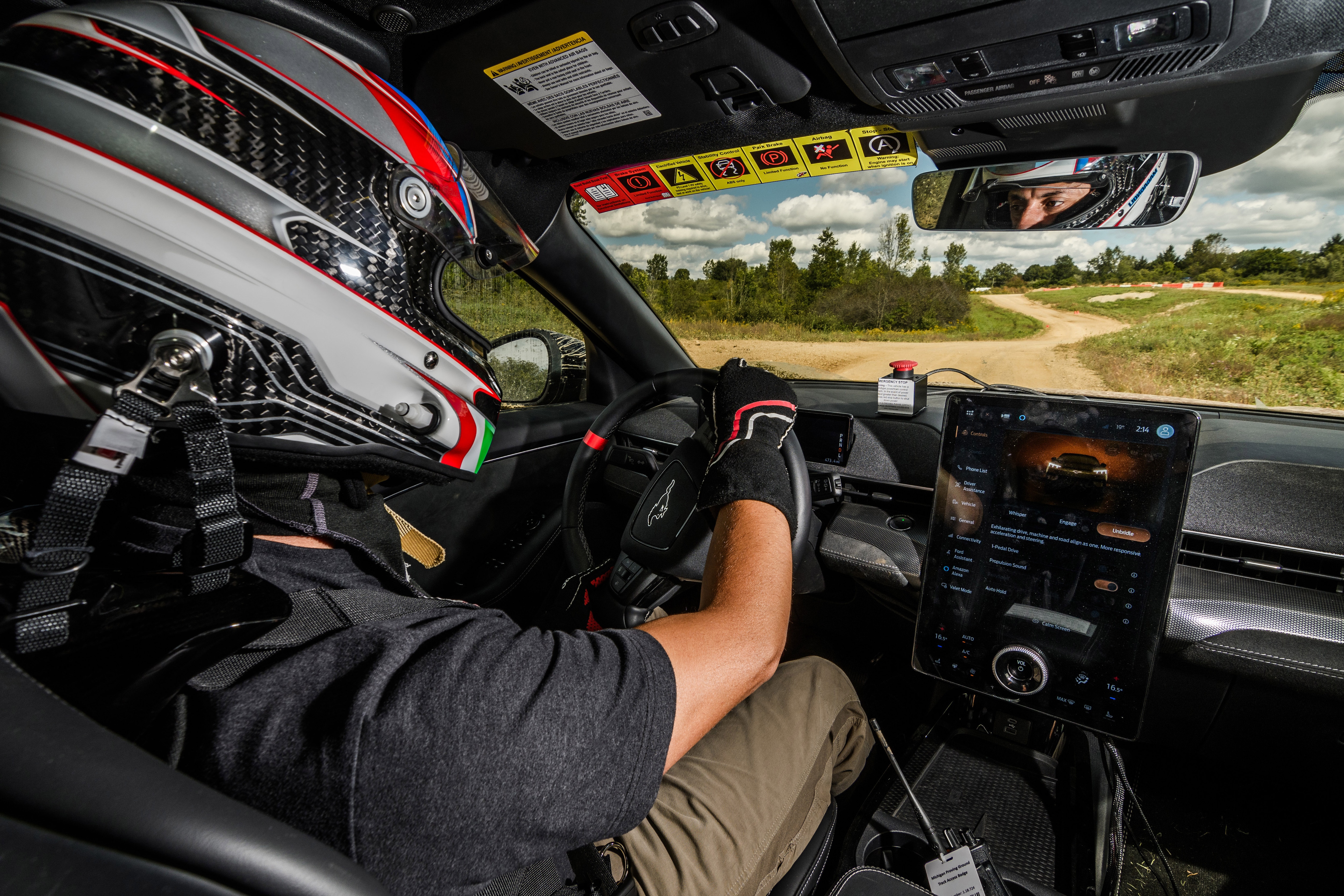 Test Racing Rally Play in the Dirt: The Testing Behind Mustang Mach-E Rally