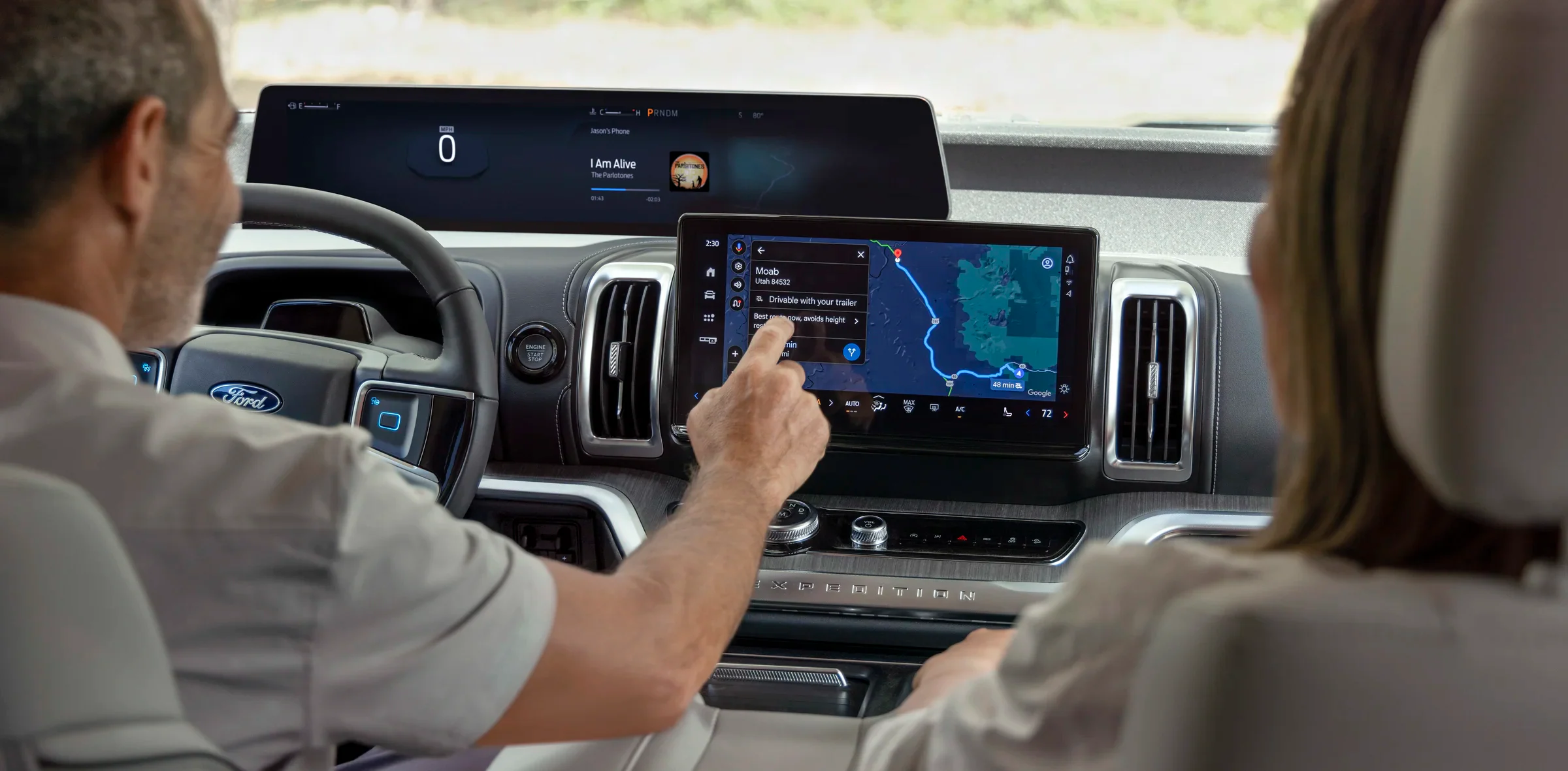 Ford Expedition Technology Display