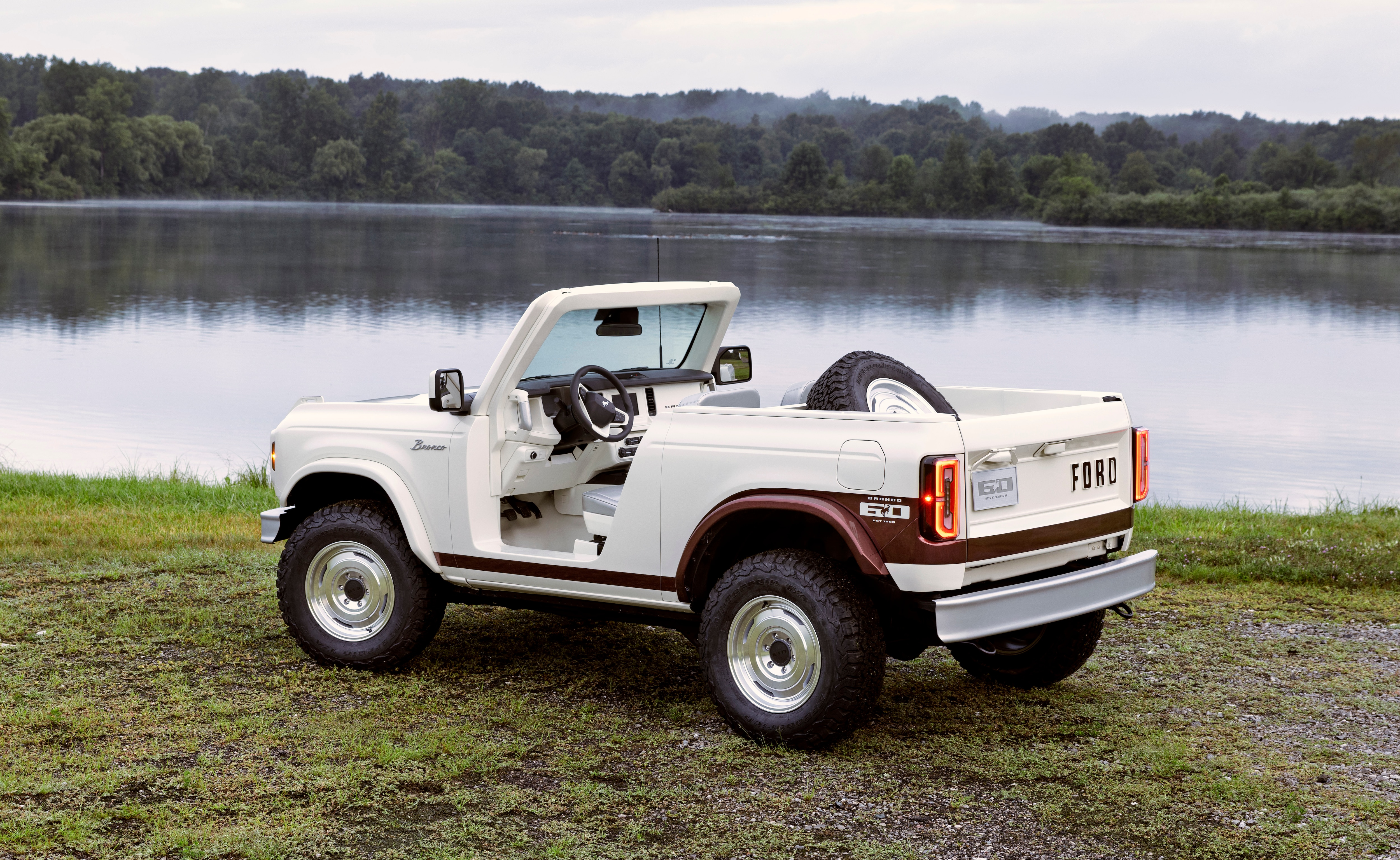 As we celebrate six decades of Bronco heritage, we chose to look back on the truest version of the Bronco design philosophy and think about what it would look like in 2025. The result celebrates the genetic markers of adventure and freedom that still exist in every sixth-generation Bronco on the roads today.