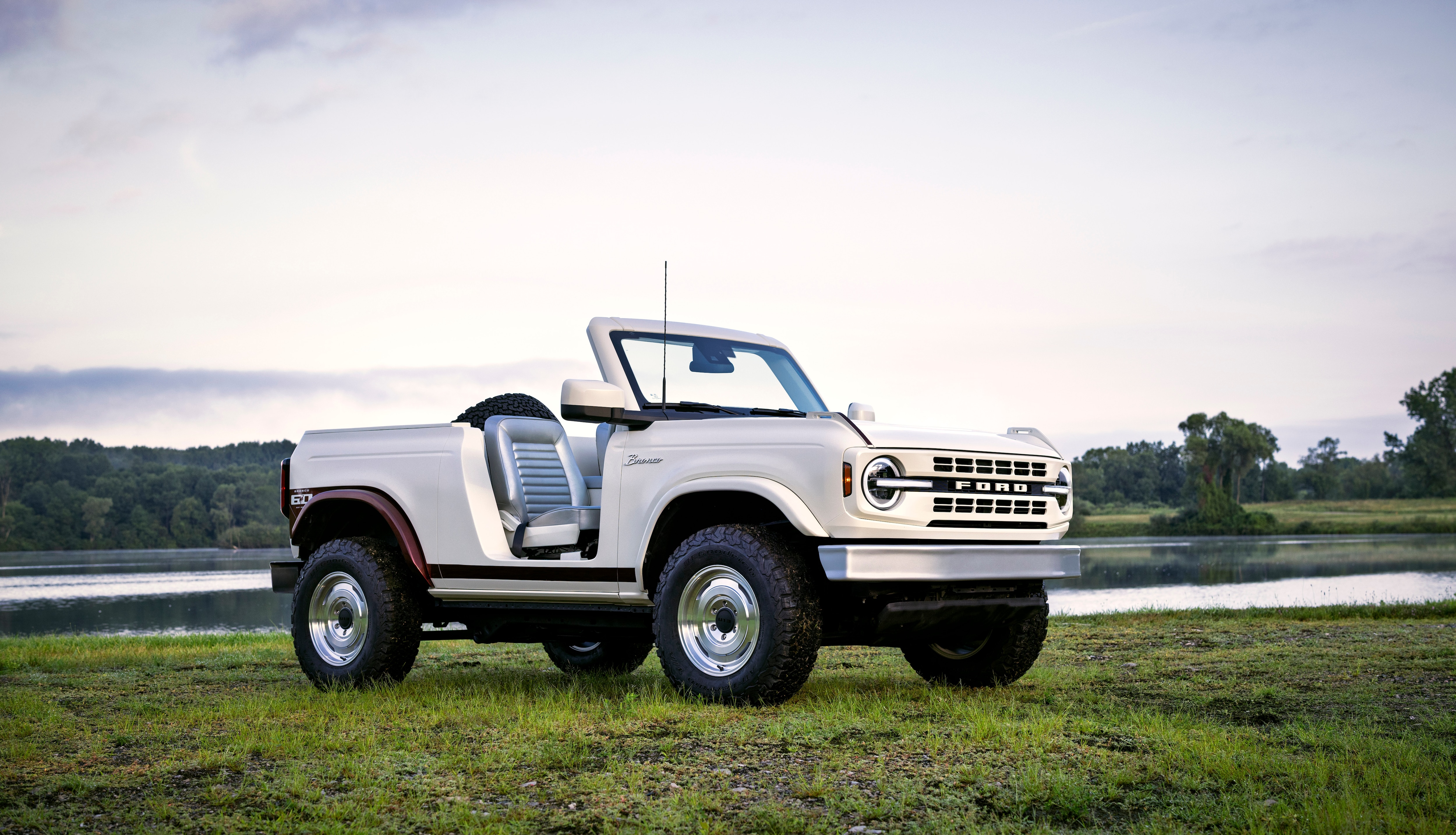 As we celebrate six decades of Bronco heritage, we chose to look back on the truest version of the Bronco design philosophy and think about what it would look like in 2025. The result celebrates the genetic markers of adventure and freedom that still exist in every sixth-generation Bronco on the roads today.