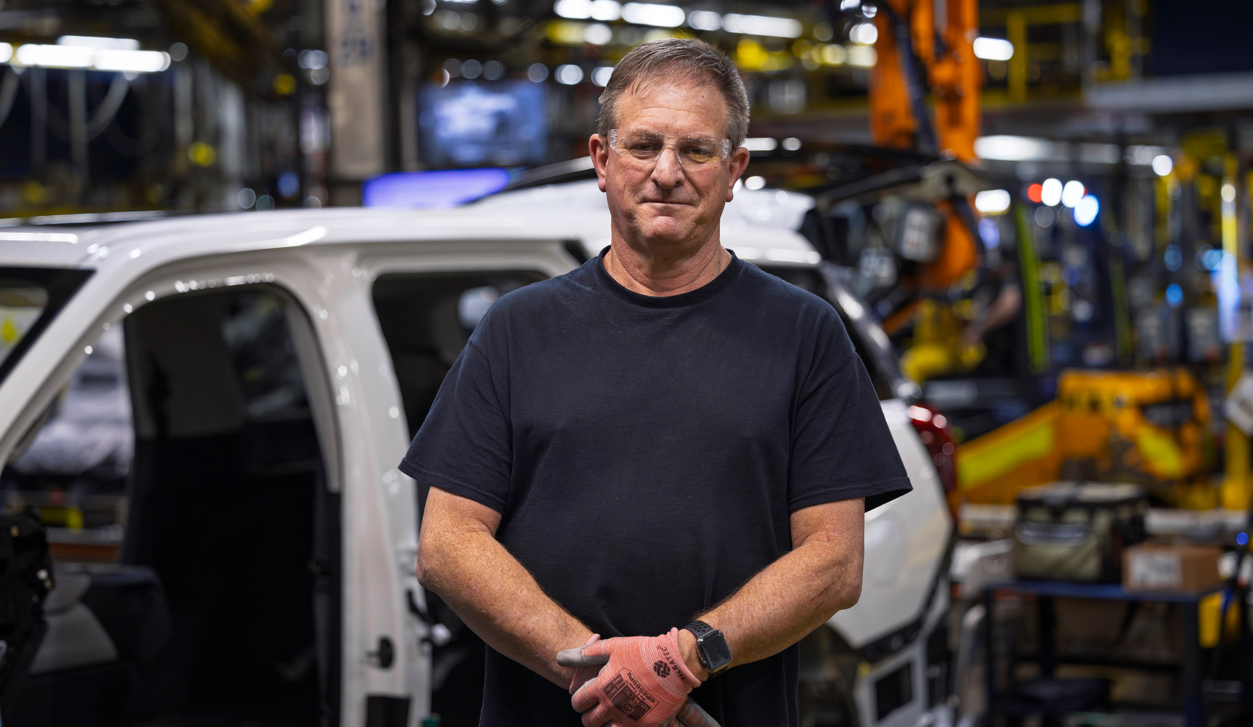 Tony Gambrall recently celebrated 25 years with Ford Motor Company. He’s proud to have his son, daughter and son-in-law working alongside him at Kentucky Truck Plant while his wife and other daughter work at Ford’s nearby Louisville Assembly Plant.