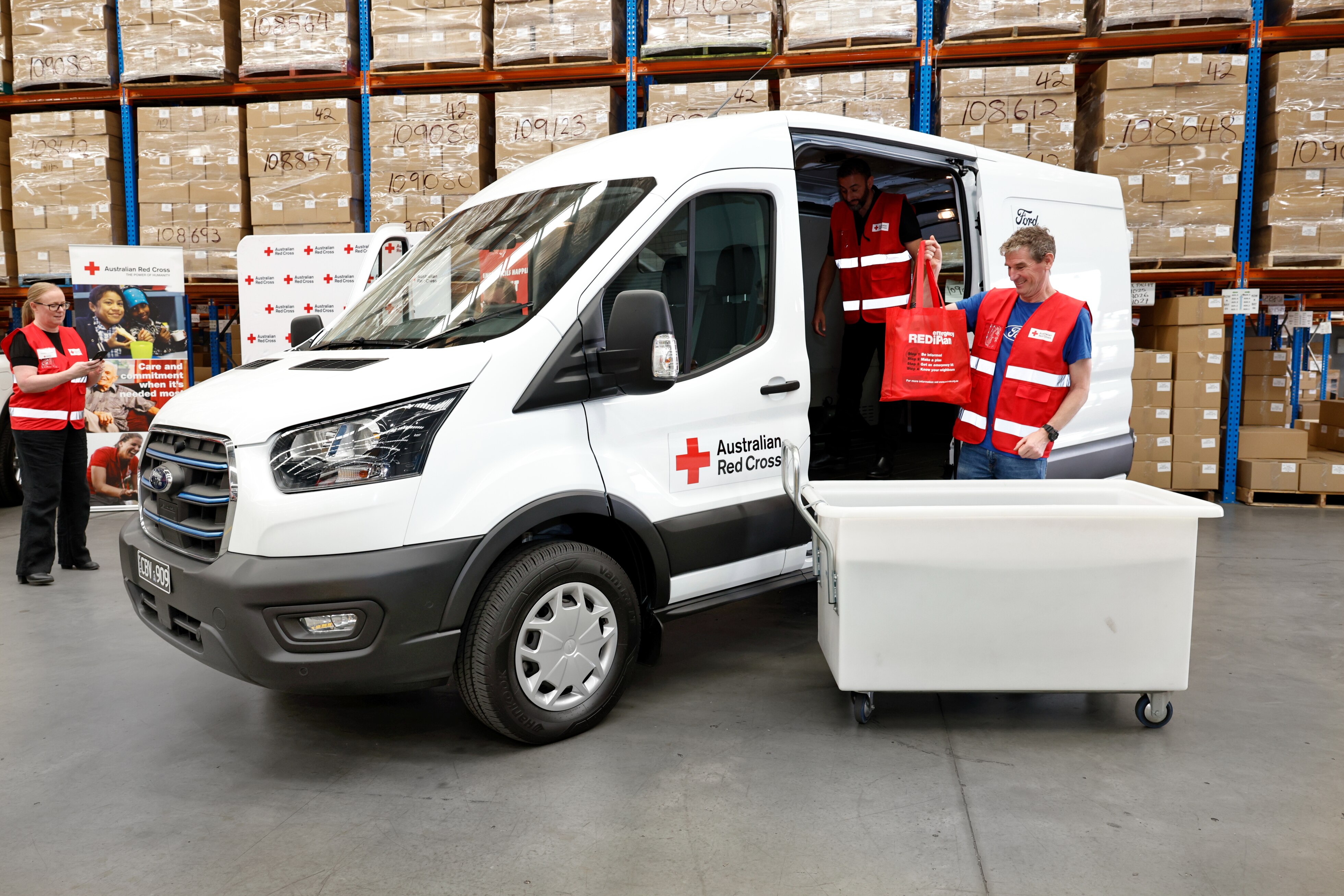 Building on Ford's longstanding partnership with the Red Cross, Ford Australia is honored to stand alongside the Australian Red Cross, forging a new path that will strengthen disaster preparedness and recovery efforts in Australia. 