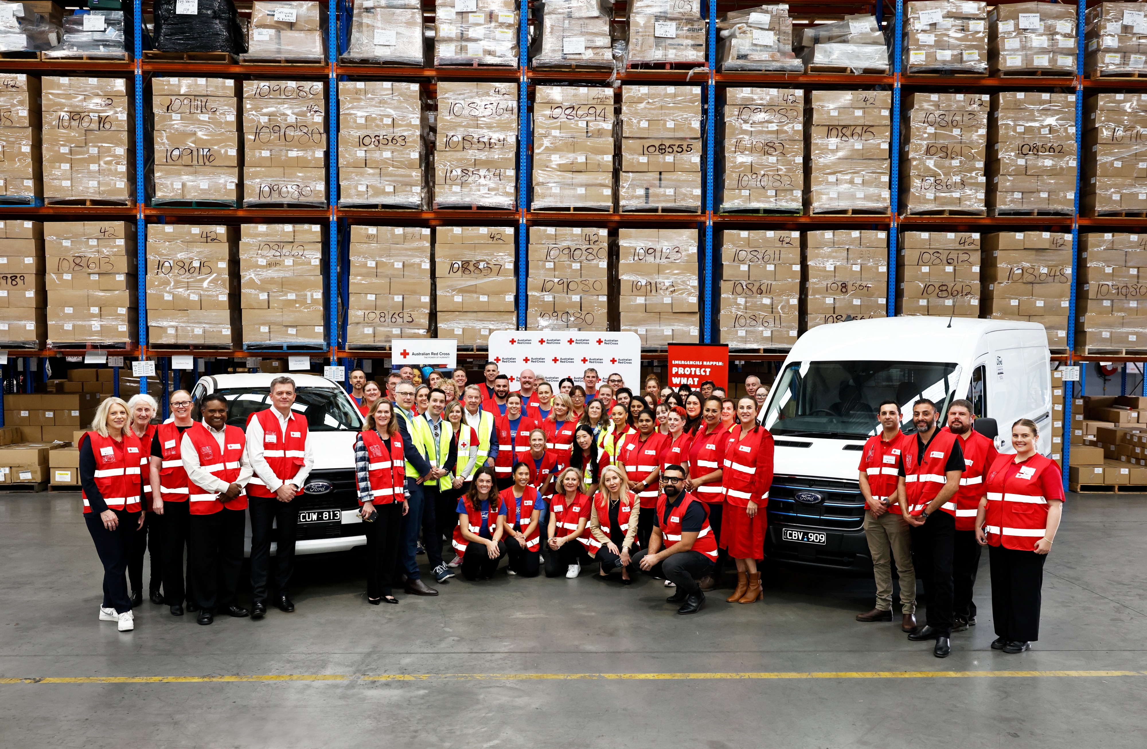 Building on Ford's longstanding partnership with the Red Cross, Ford Australia is honored to stand alongside the Australian Red Cross, forging a new path that will strengthen disaster preparedness and recovery efforts in Australia. 