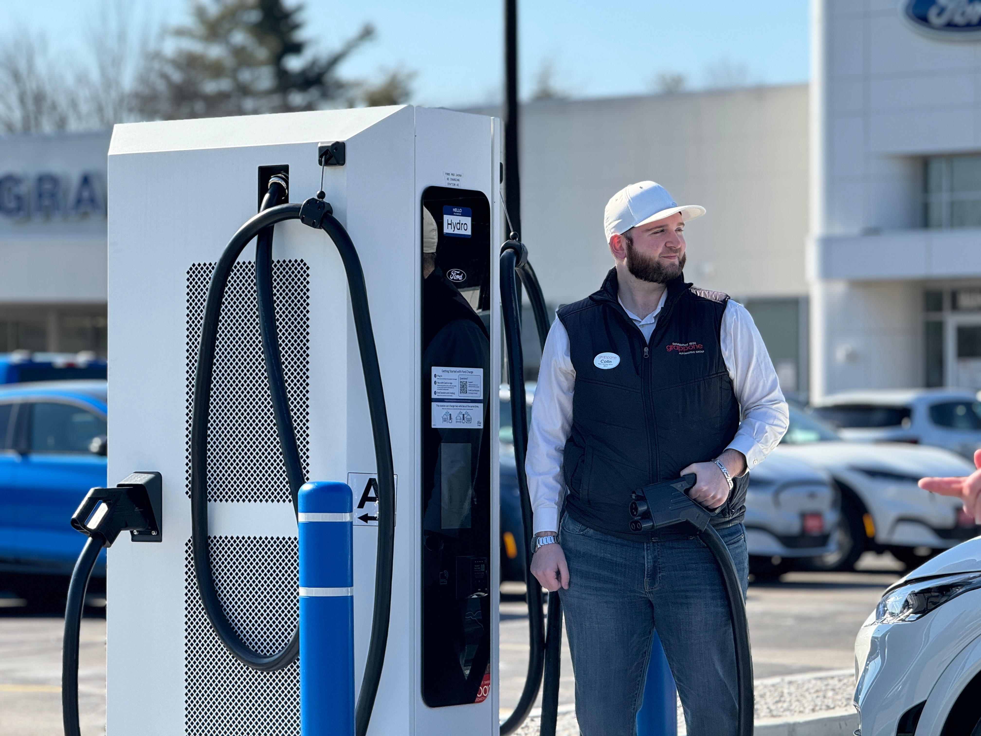 Ford Charge is a new network backed by Ford with nearly 1,200 Ford-branded fast chargers located at more than 320 Ford dealerships nationwide.