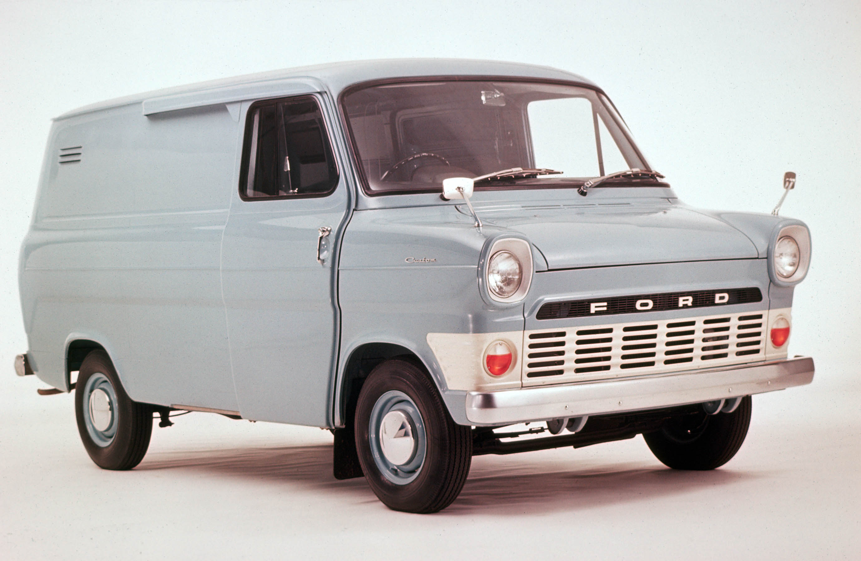 A 1965 Ford Transit.